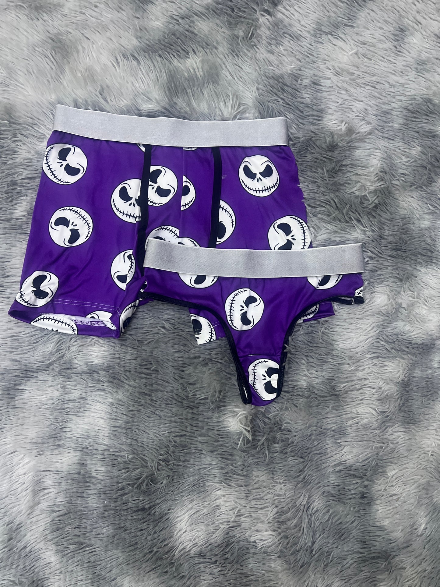 Jack purple Halloween matching underwear LOL