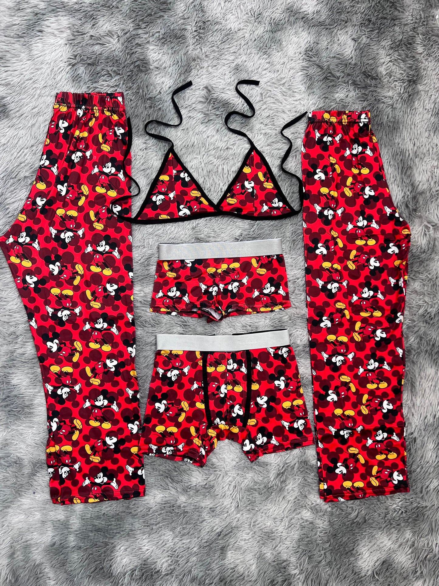 Mickey Mouse Red 5 Piece PJ - Fundies