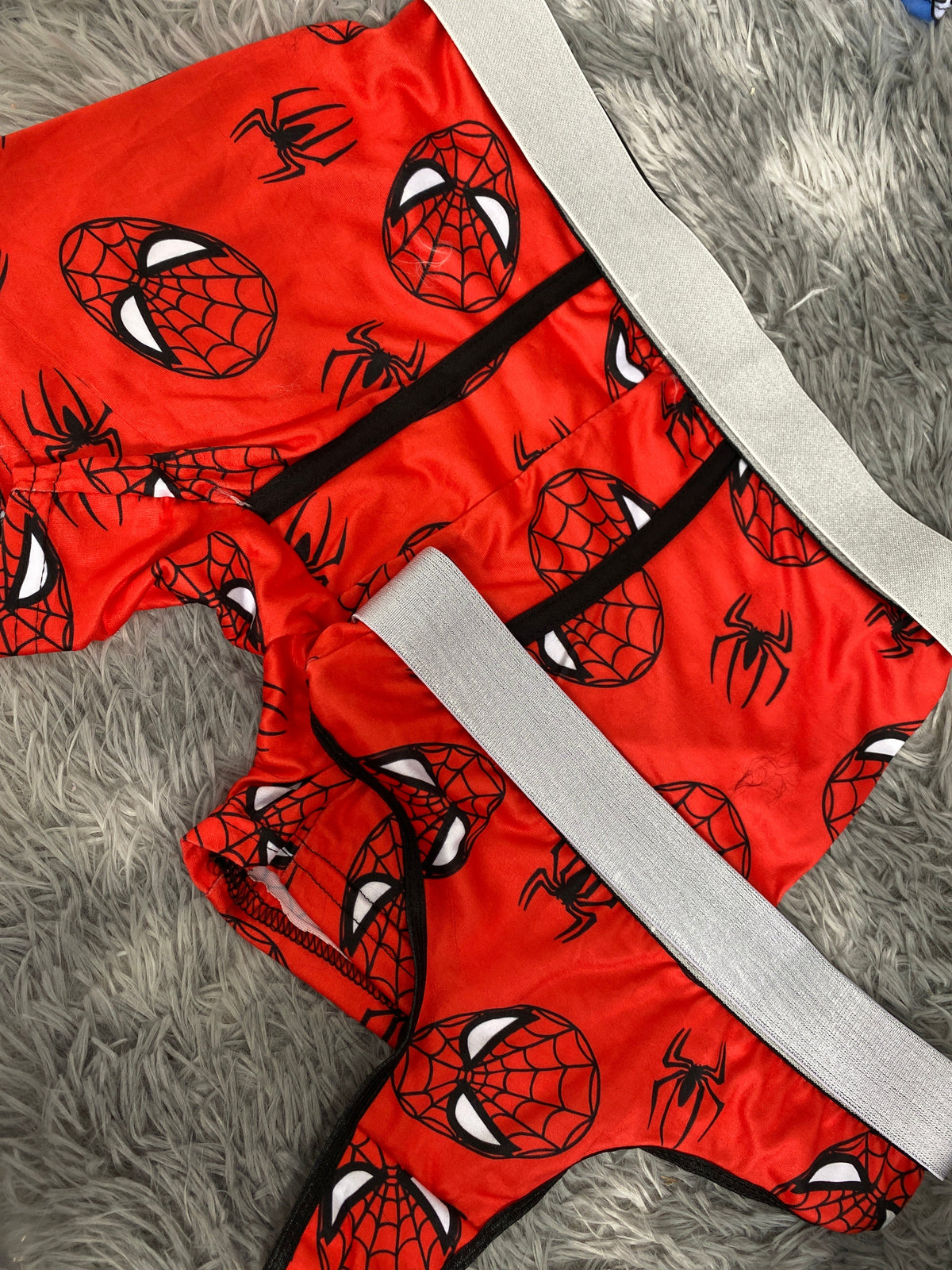 Spider-Man Background Red Duo With Thong