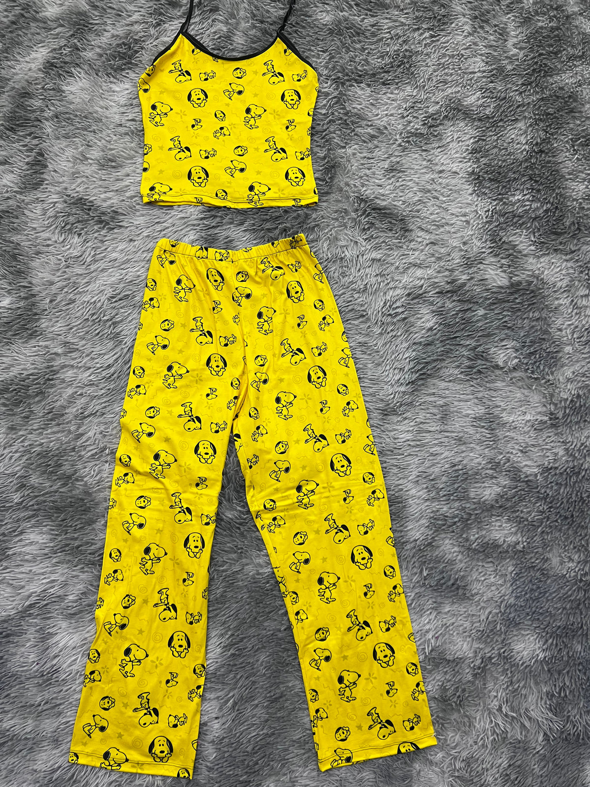 Snoopy Yellow Women's Pajama Set
