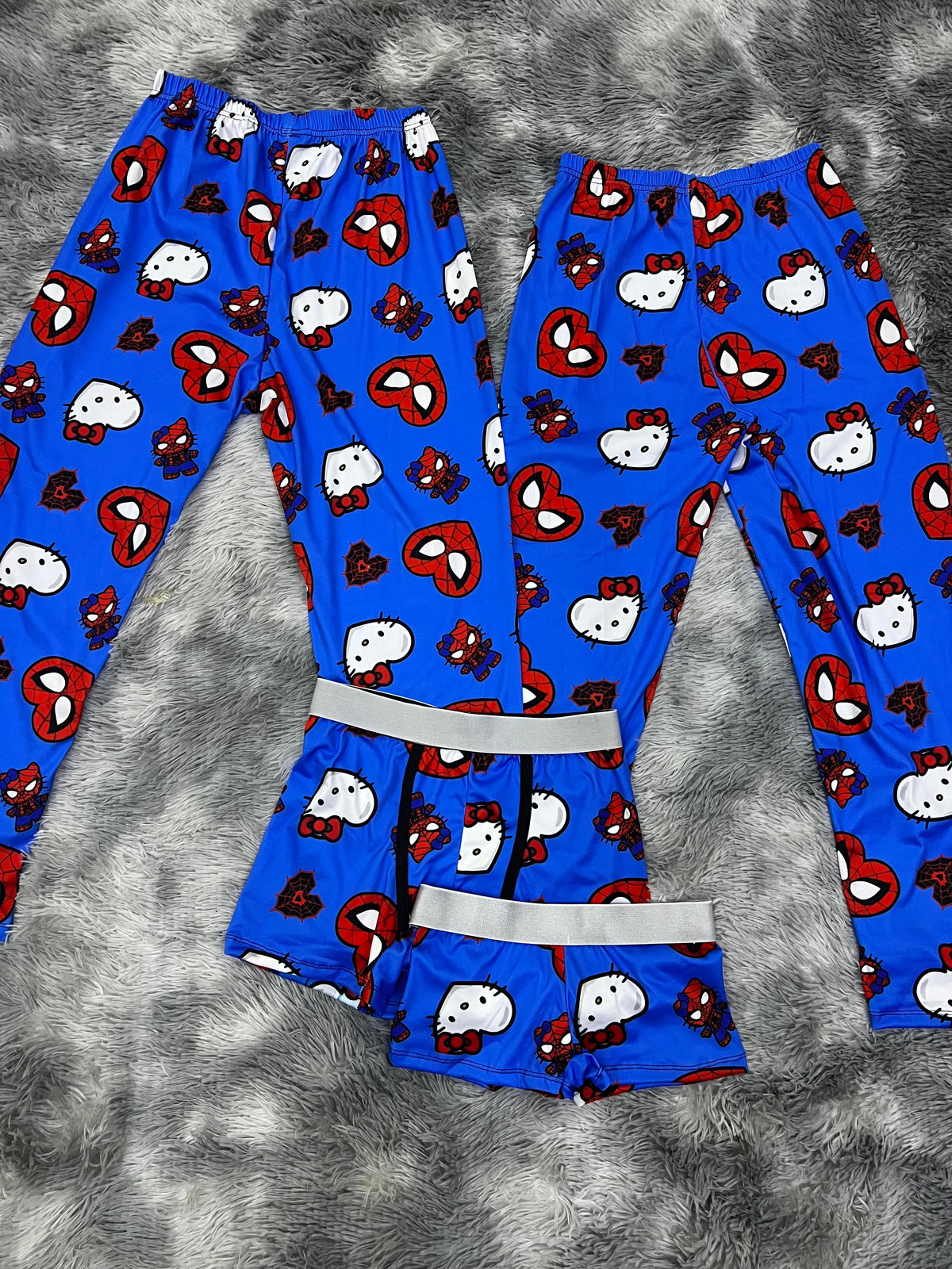 SpiderKitty Blue 5 Piece PJ Set