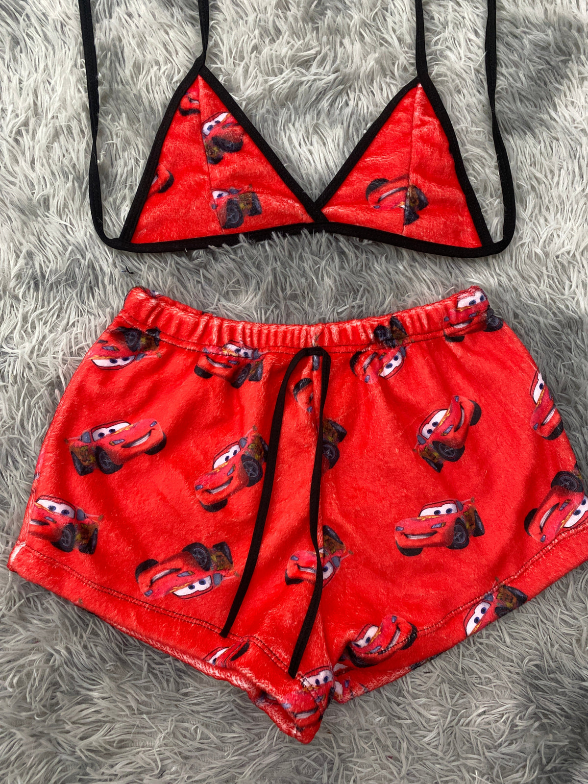 Cars Red Matching Top & Short