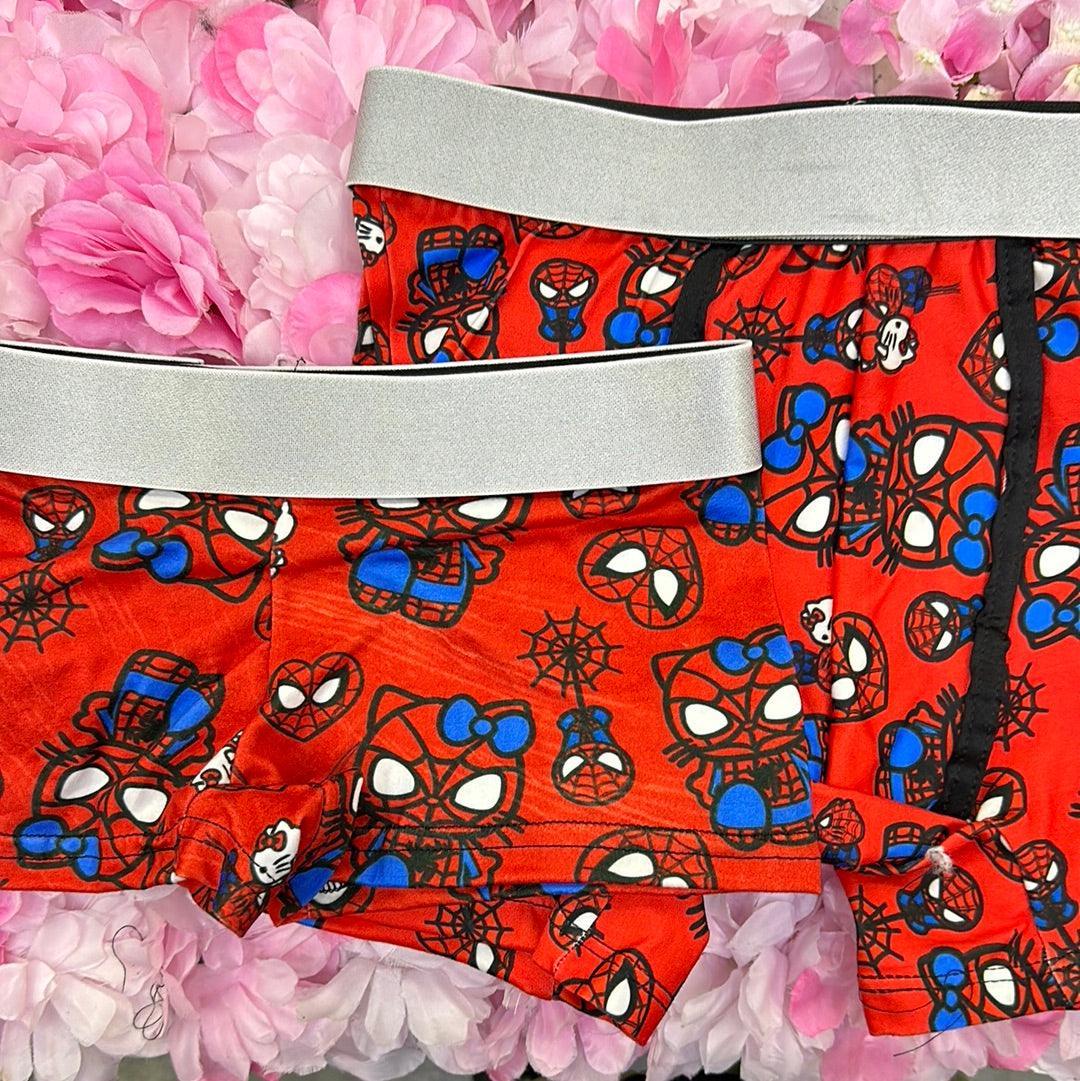 Spider-Man Kitty Matching Boxers - Fundies