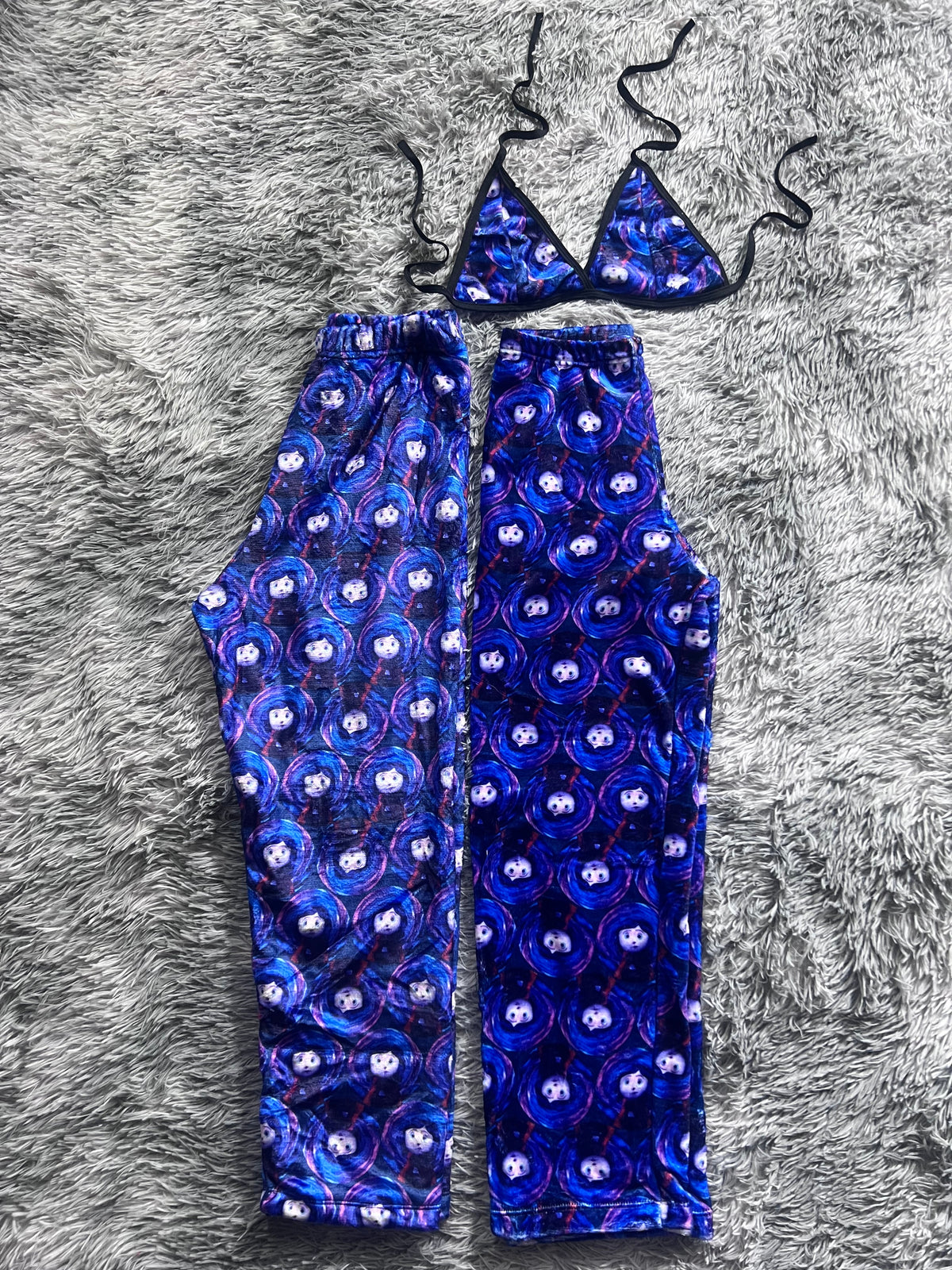 Coraline Hallowen Matching Plushie PJs