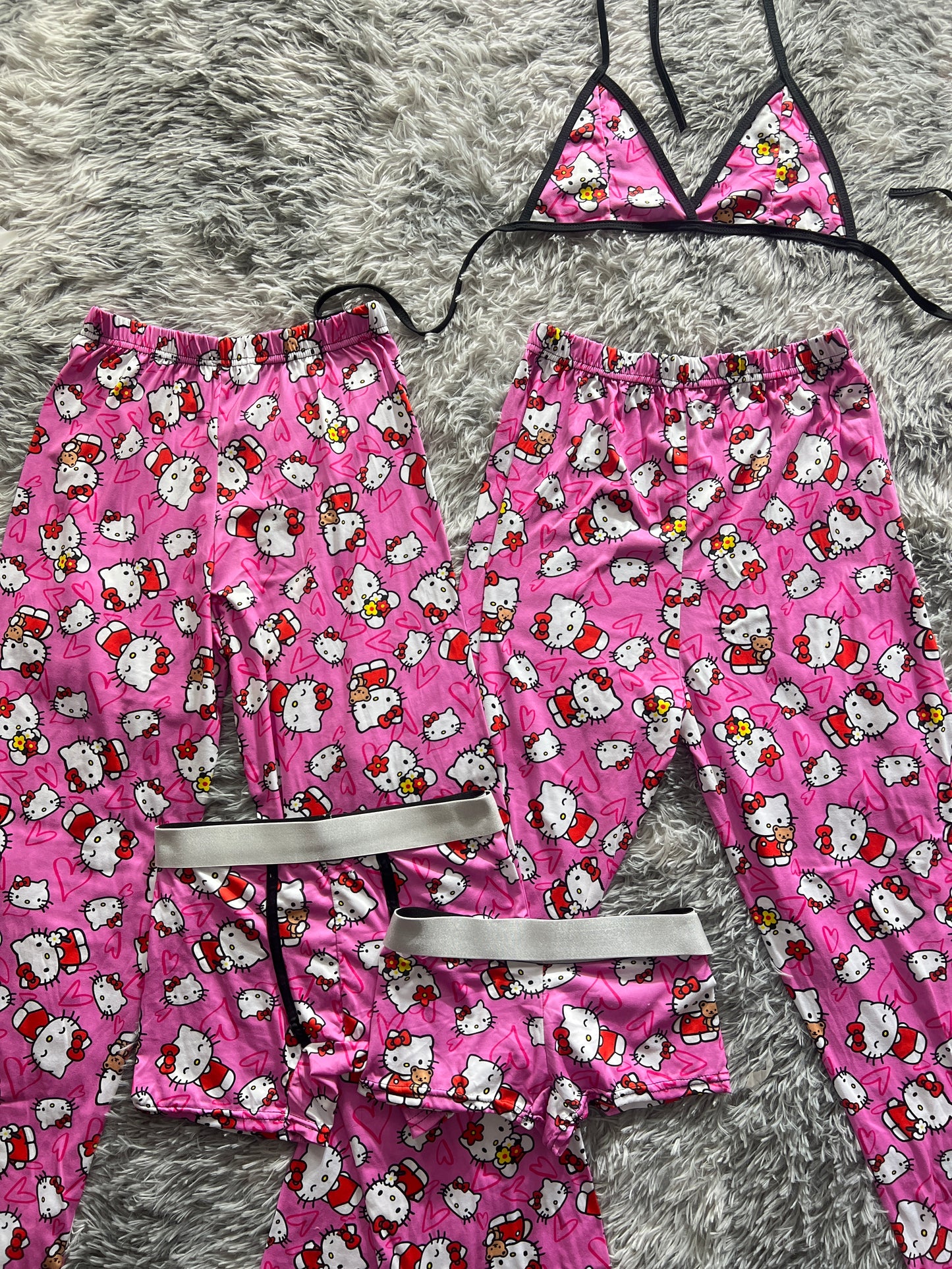 Hello Kitty Pink 5 piece pajama set ๐ป๐