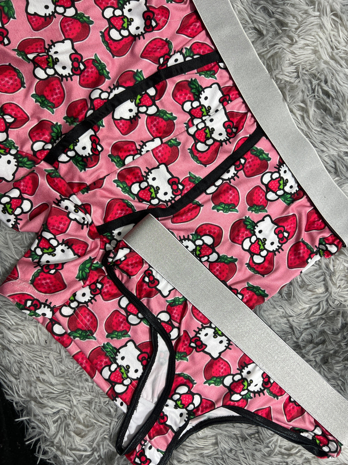 Kitty Strawberries Duo With Thong