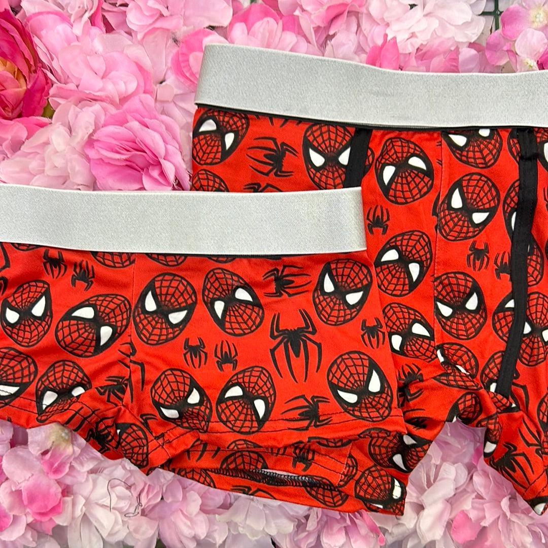 Spider-Man Red Matching Boxers - Fundies