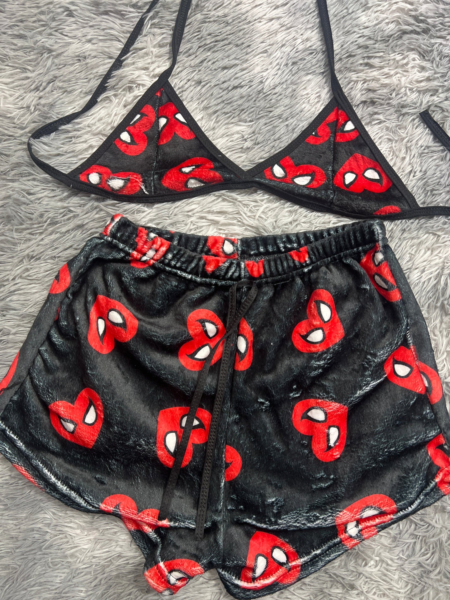 Spider-Man Hearts Matching Top & Short - Fundies
