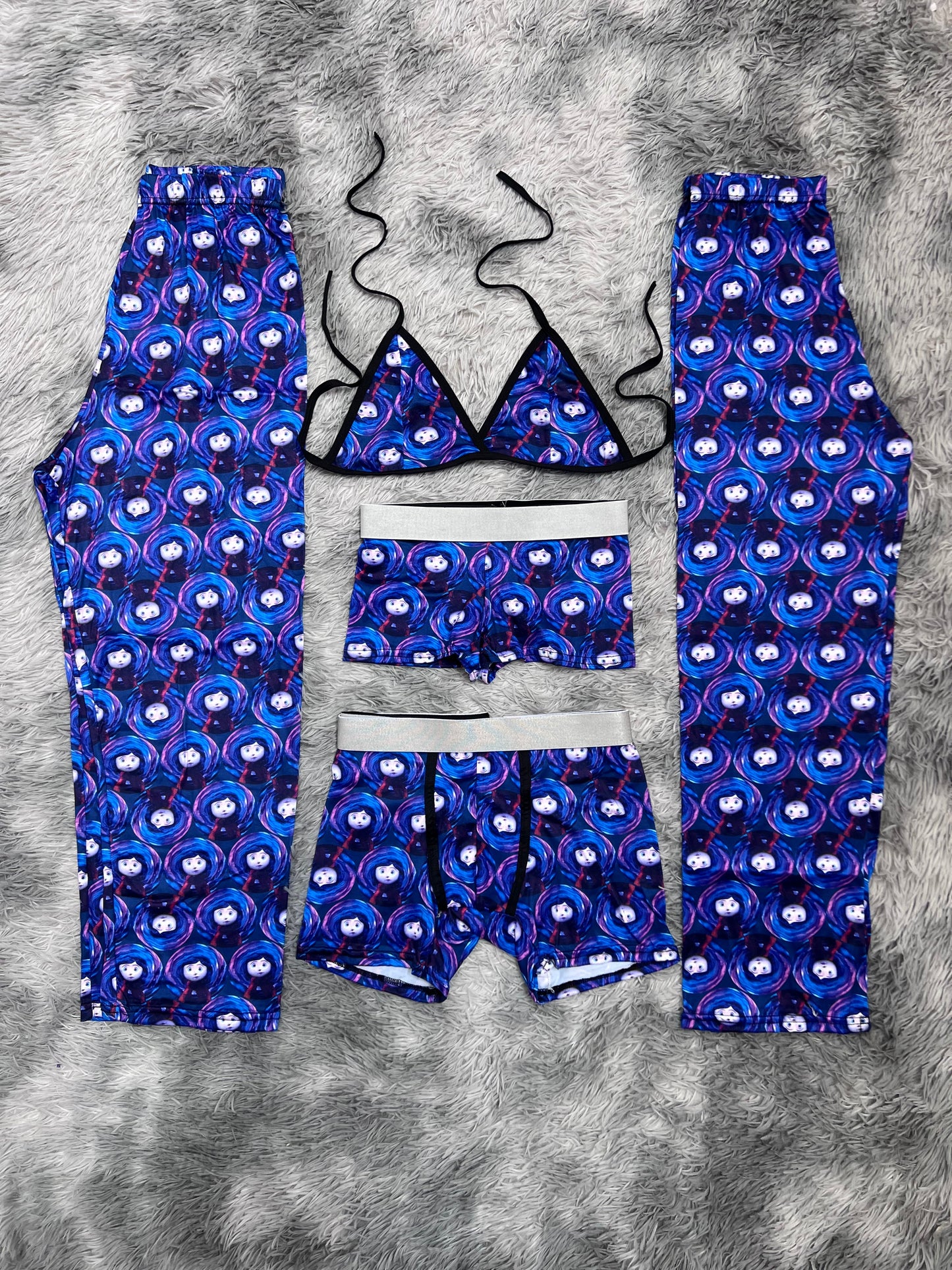 Coraline Puente 5 Piece PJ - Fundies