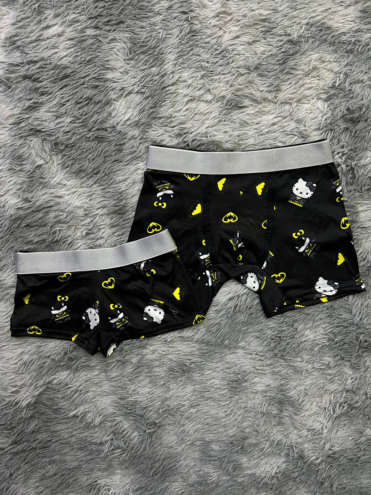 Hello Kitty Batman Black Matching Boxers