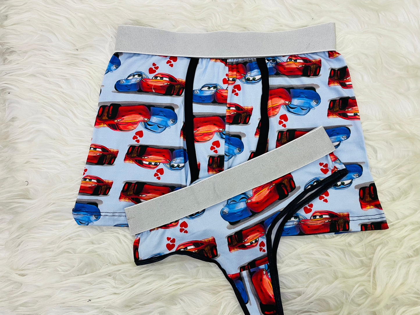 Lightning And Sally Blue Duo With Thong - Fundies