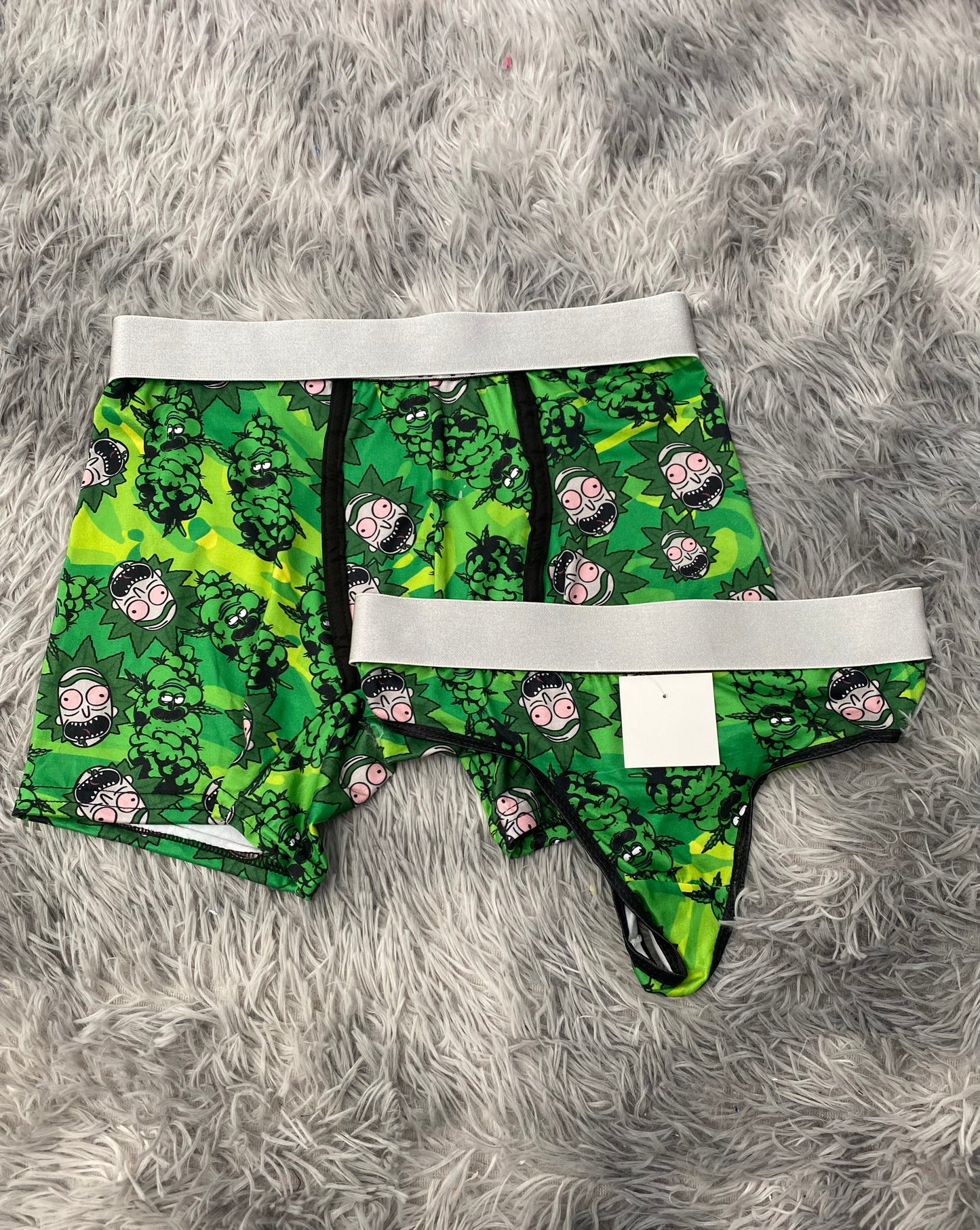 Rick Weed Matching Boxer & Thong Set for Couples