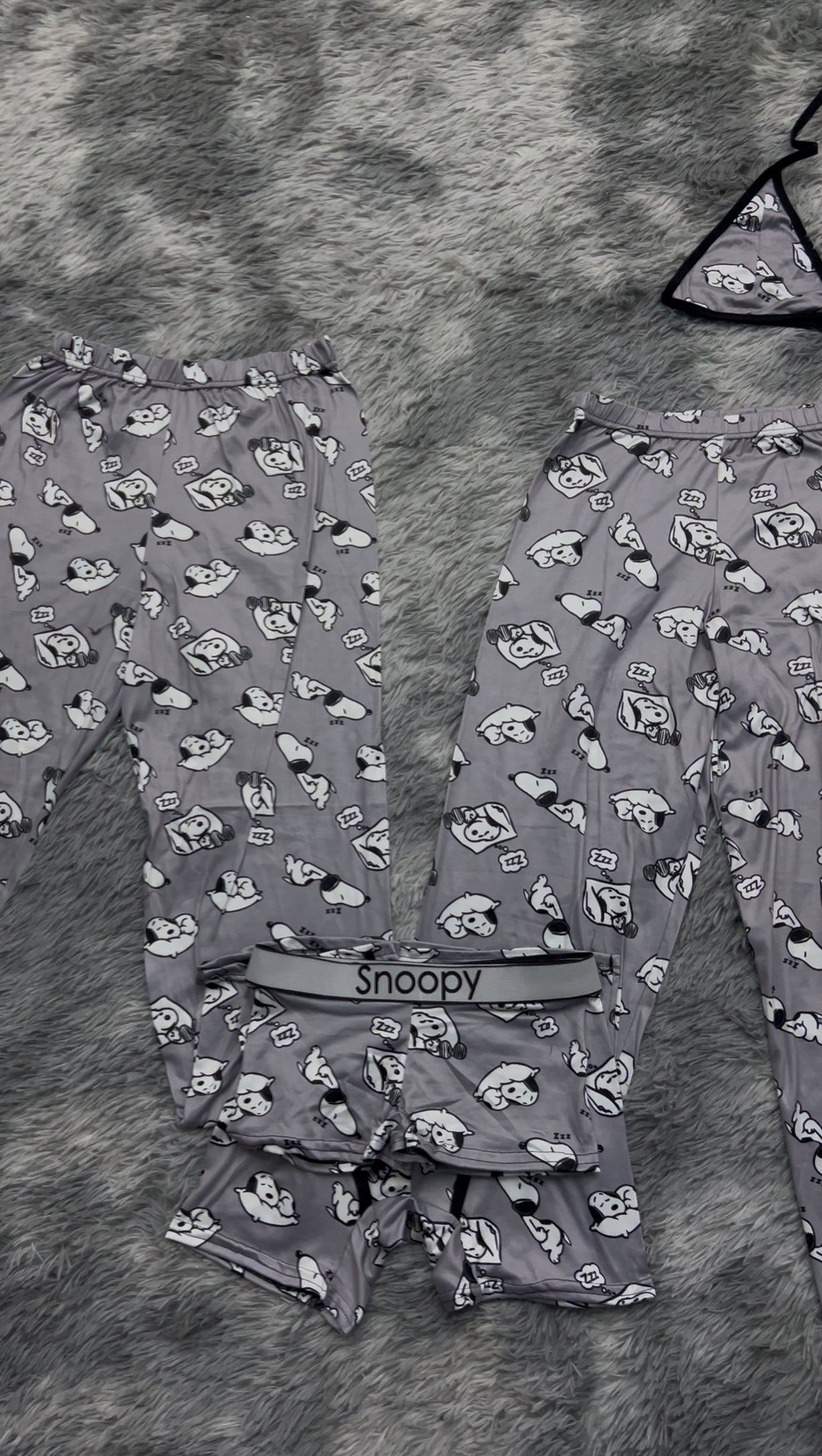 Snoopy 5 pz pajama background