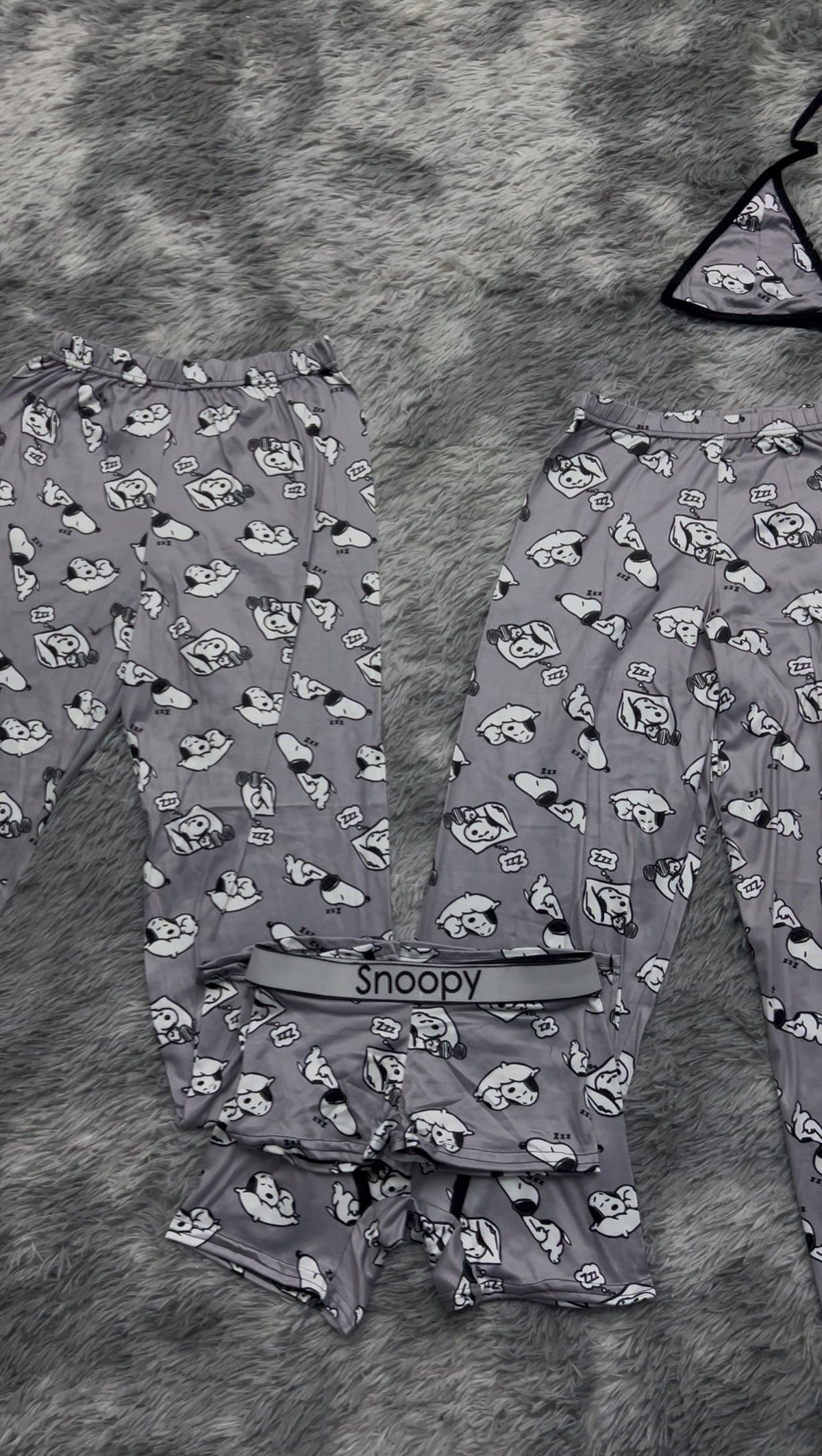 Snoopy Gray 5 Piece PJ