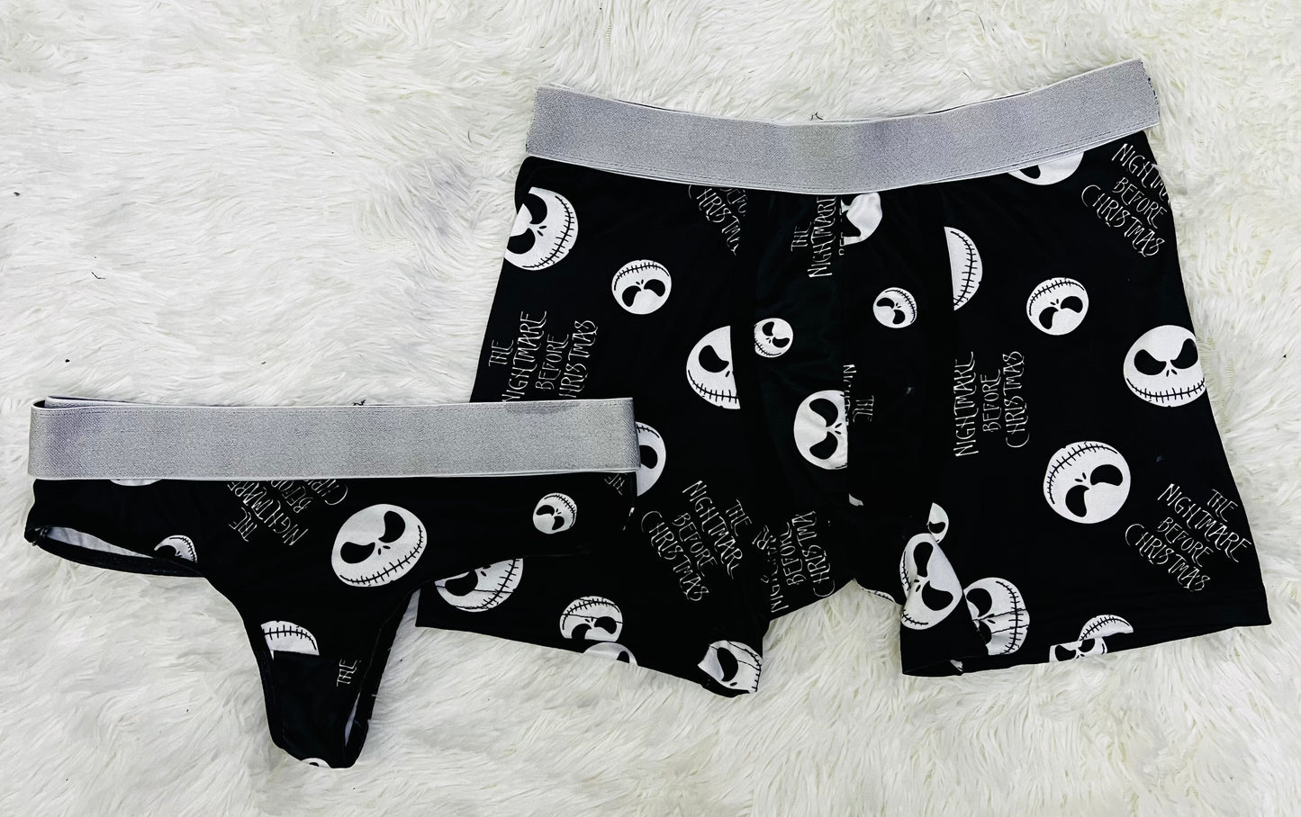 Jack matching couples underwear Halloween
