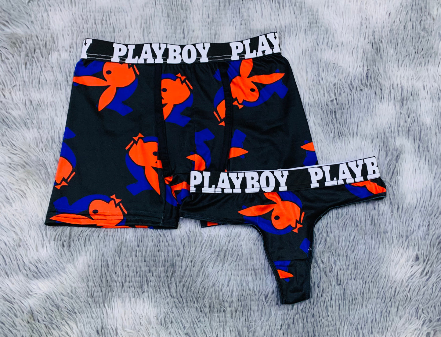 Play Boy red matching underwear