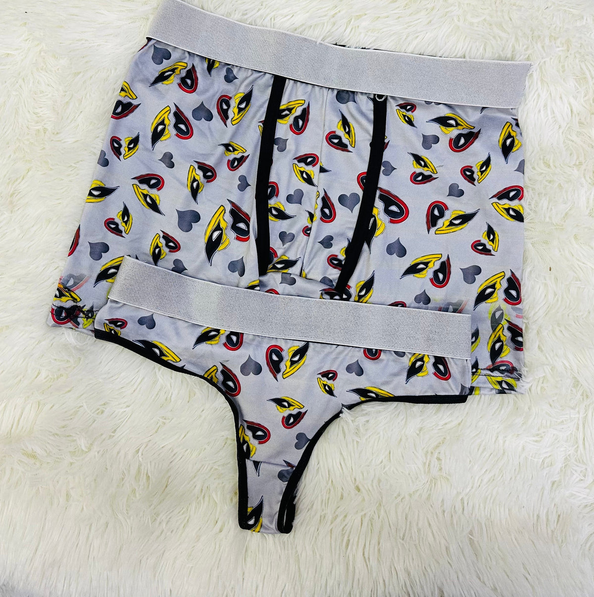 Wolverine Dead Pool Gray Duo With Thong