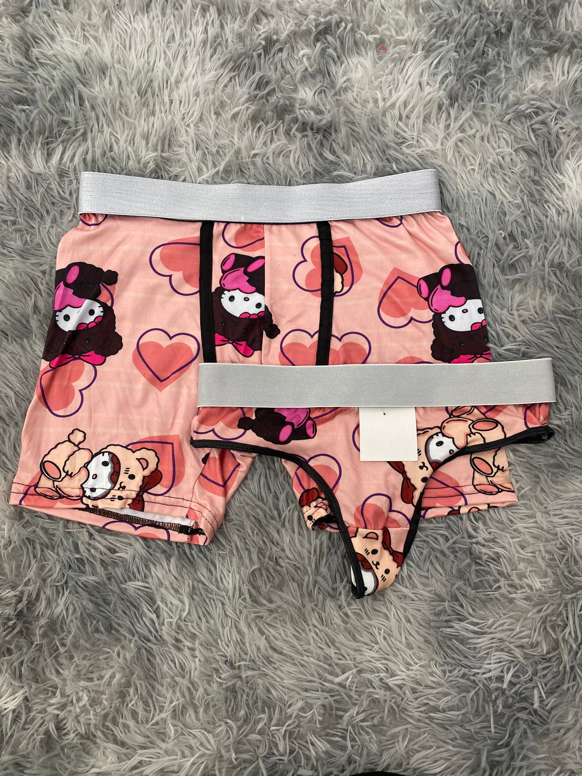 Kitty Suit Bears Duo With Thong