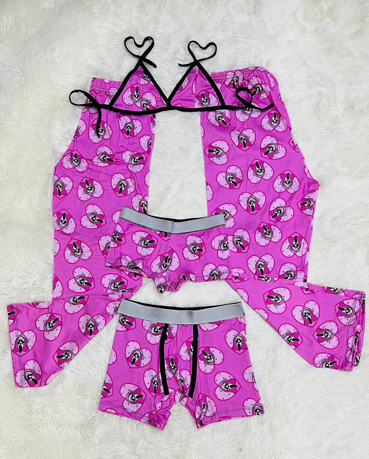 Scream Pink 5 Piece PJ Set