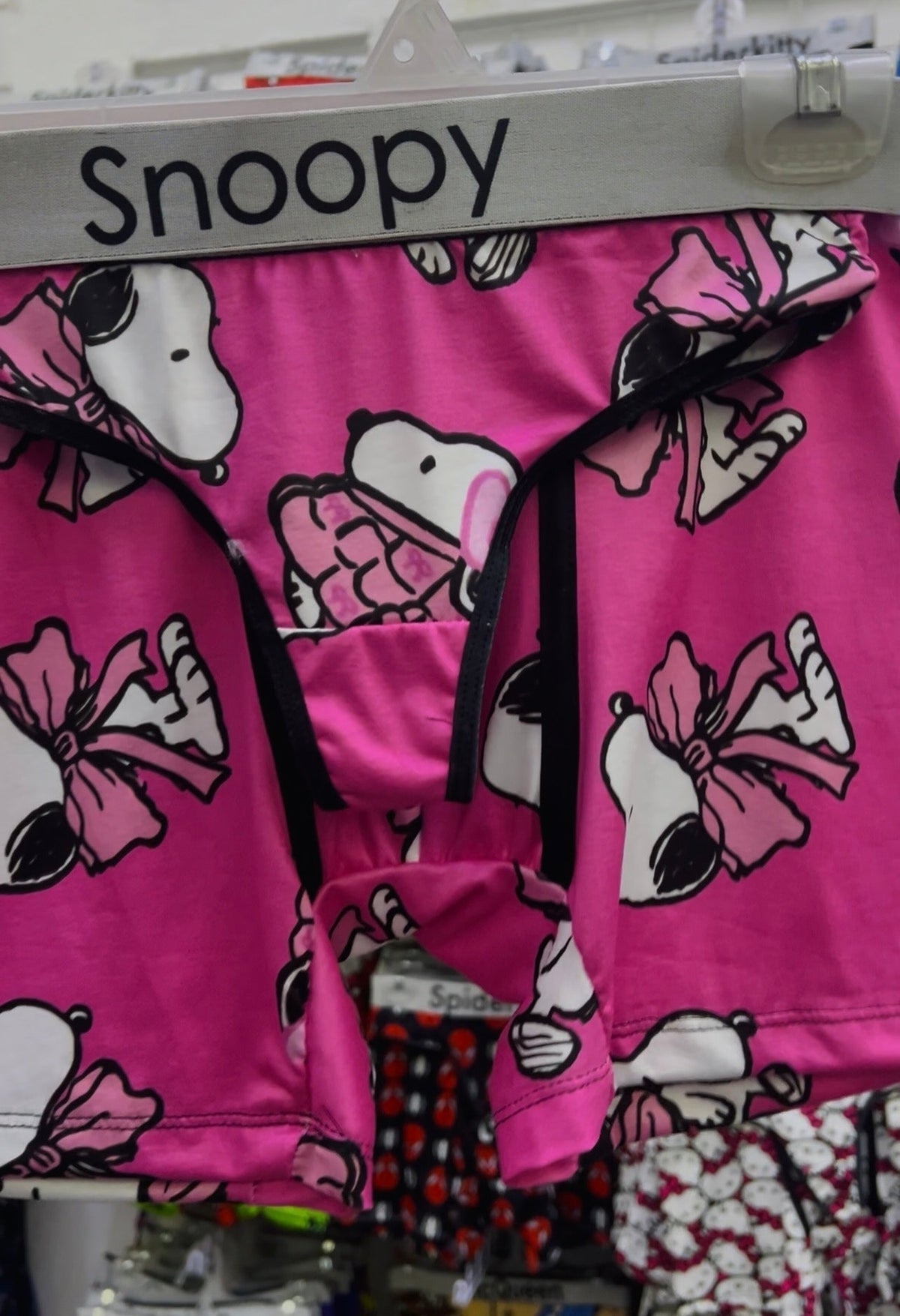 Snoopy Monkey Pink Duo With Thong