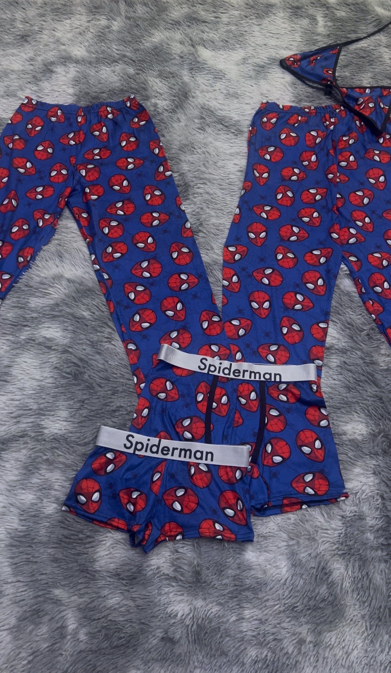 Spiderman blue background 5 pcs pajama duo