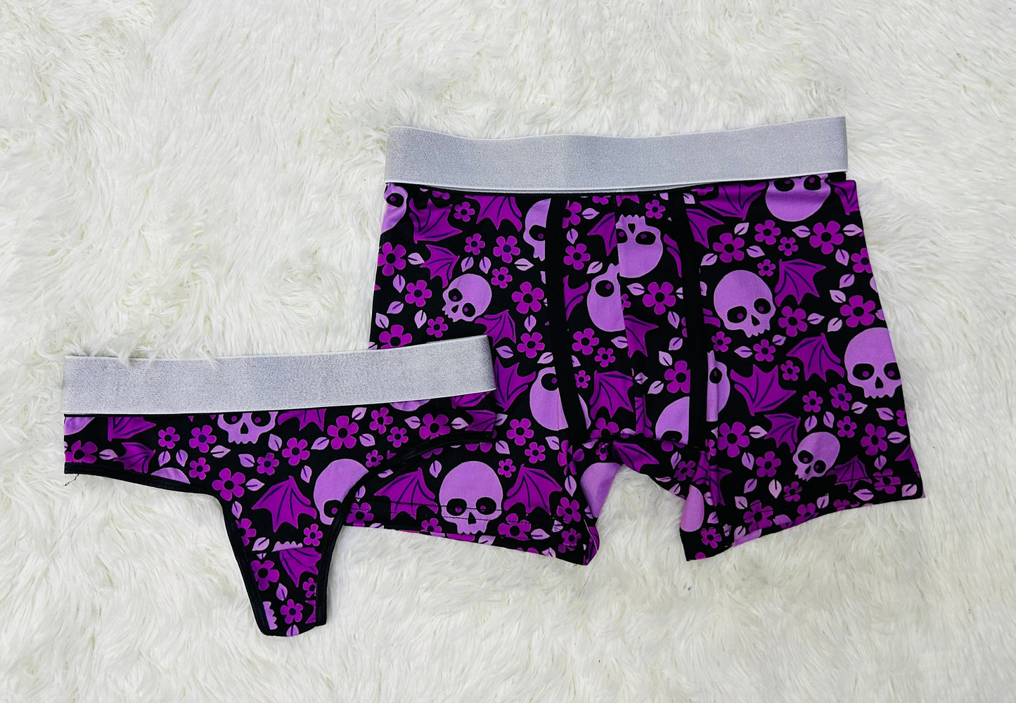 Skull Duo One-size With Thong - Fundies