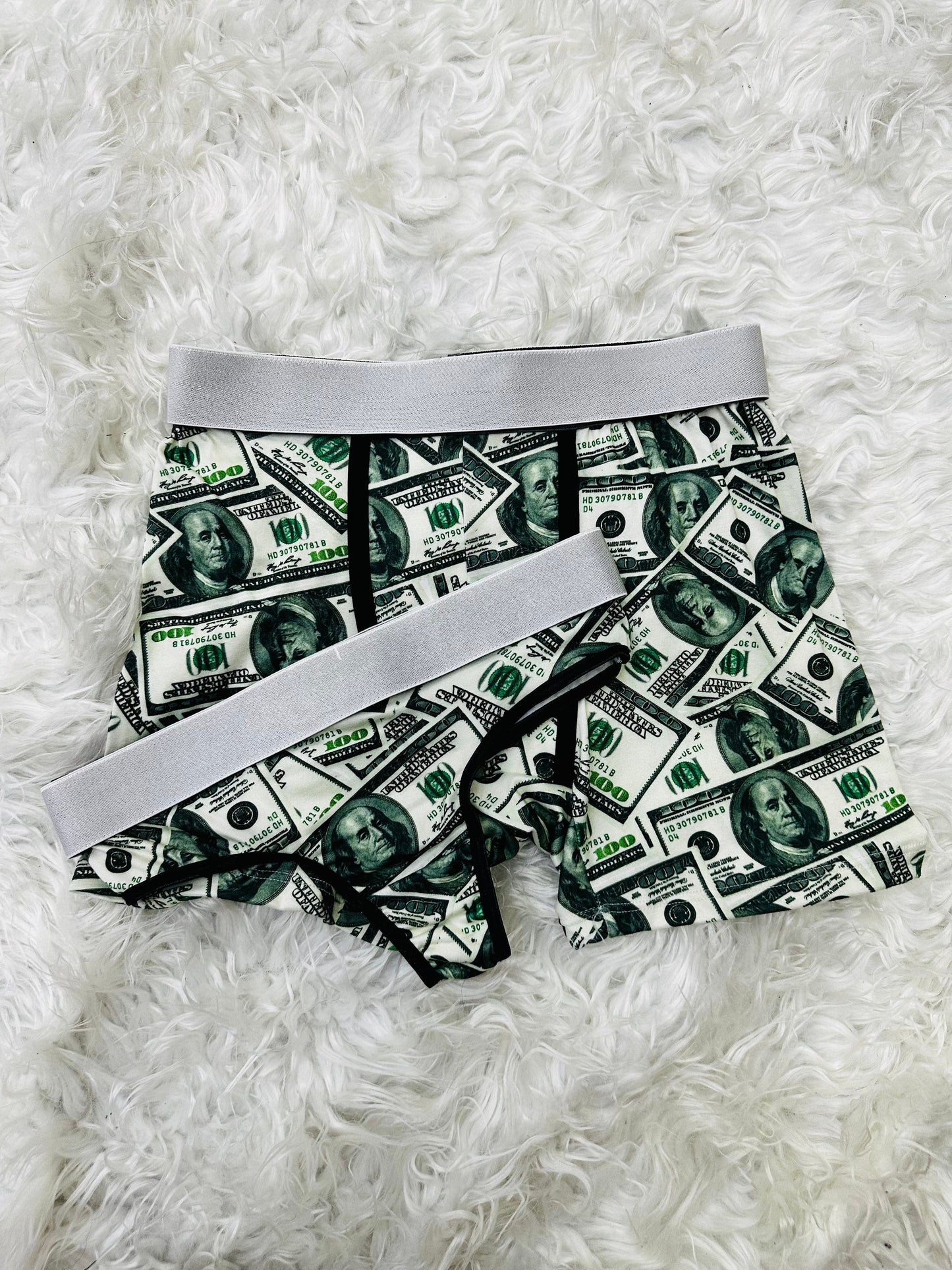 Dollar Green Duo With Thong - Fundies