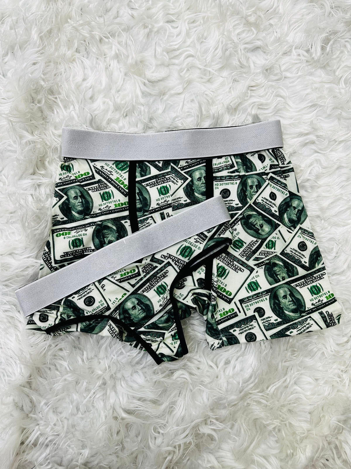 Dollar Green Duo With Thong
