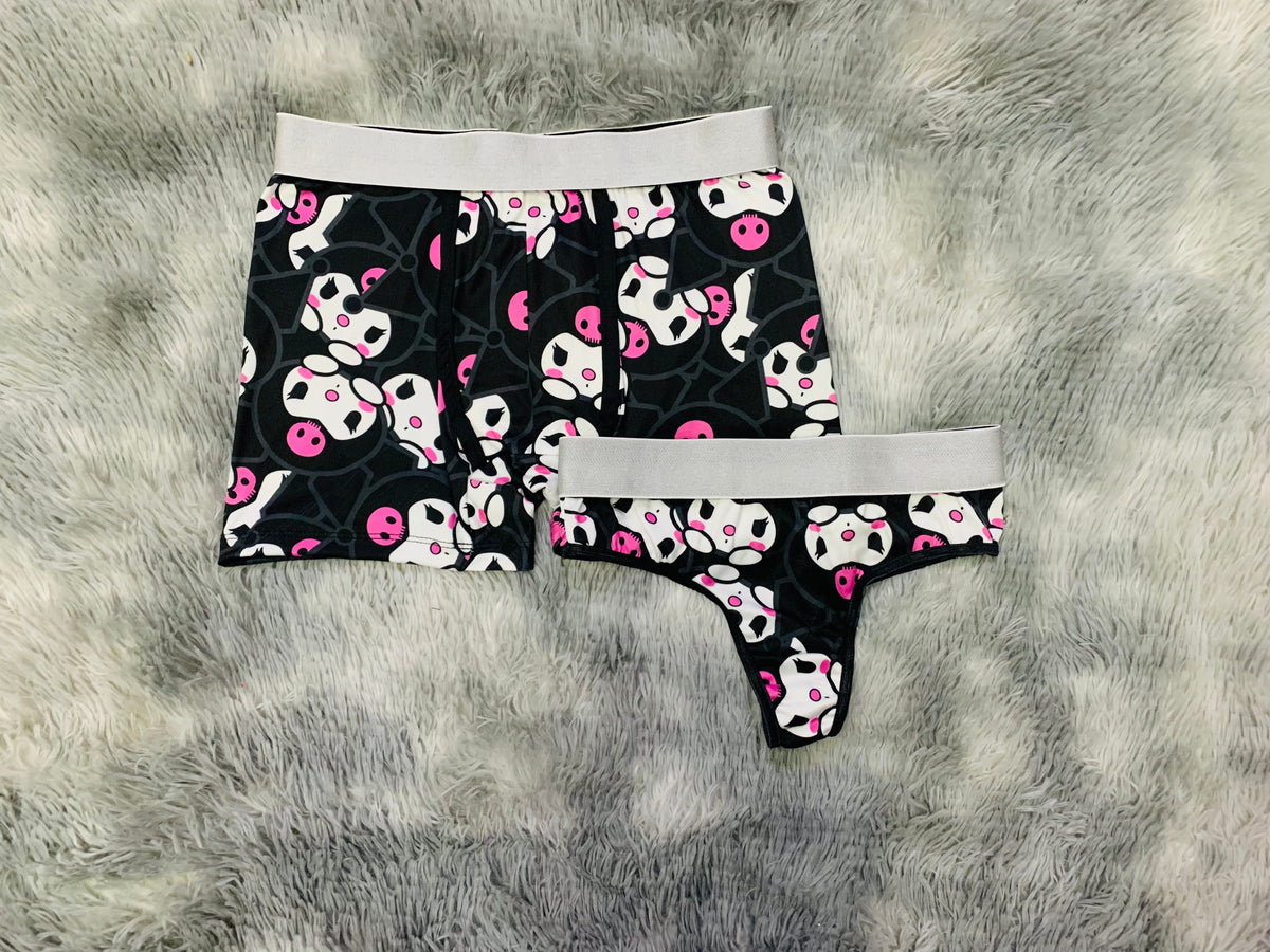 Kuromi Faces Black Duo With Thong