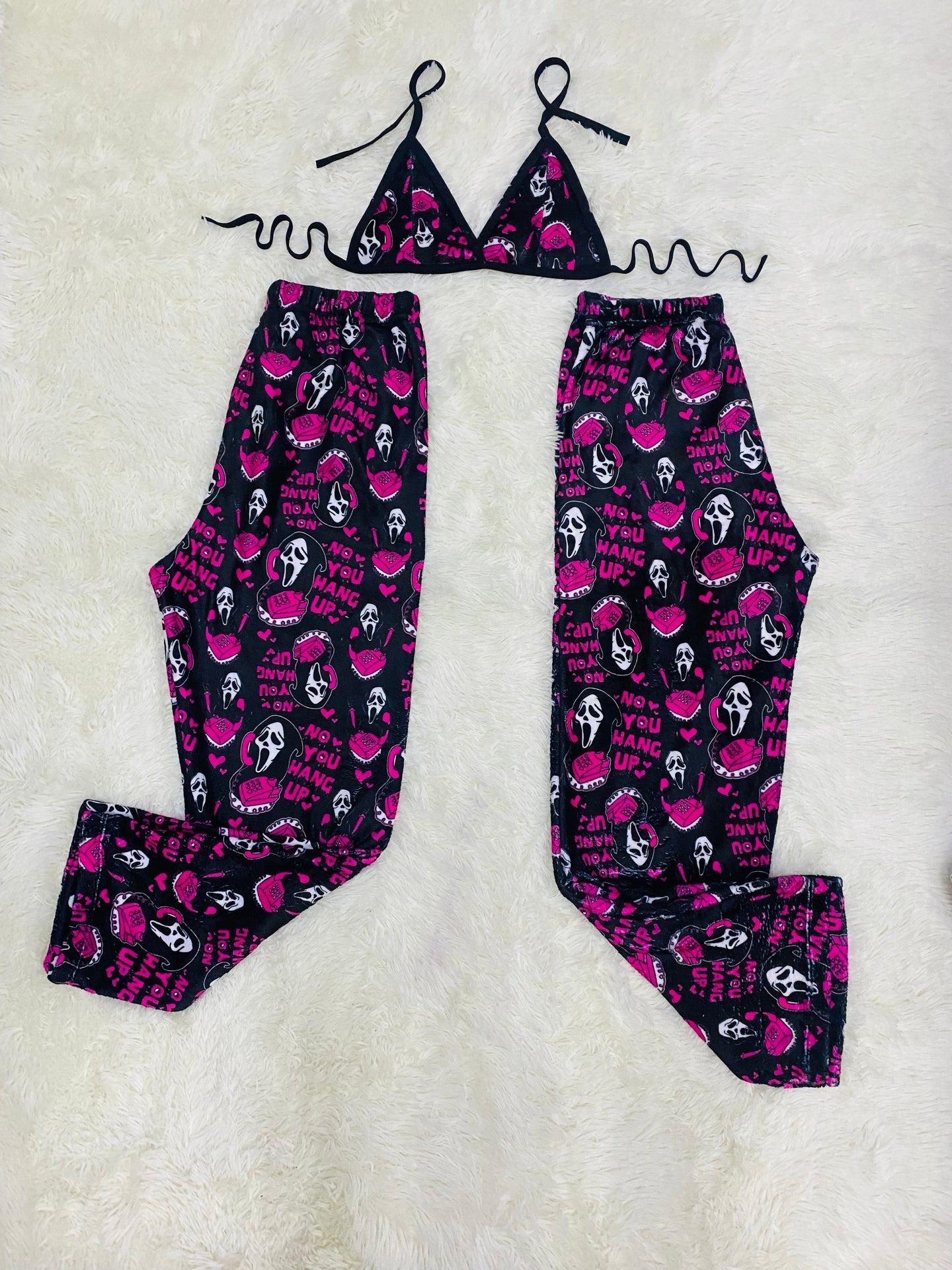 Scream Black Matching Plushie PJs - Fundies