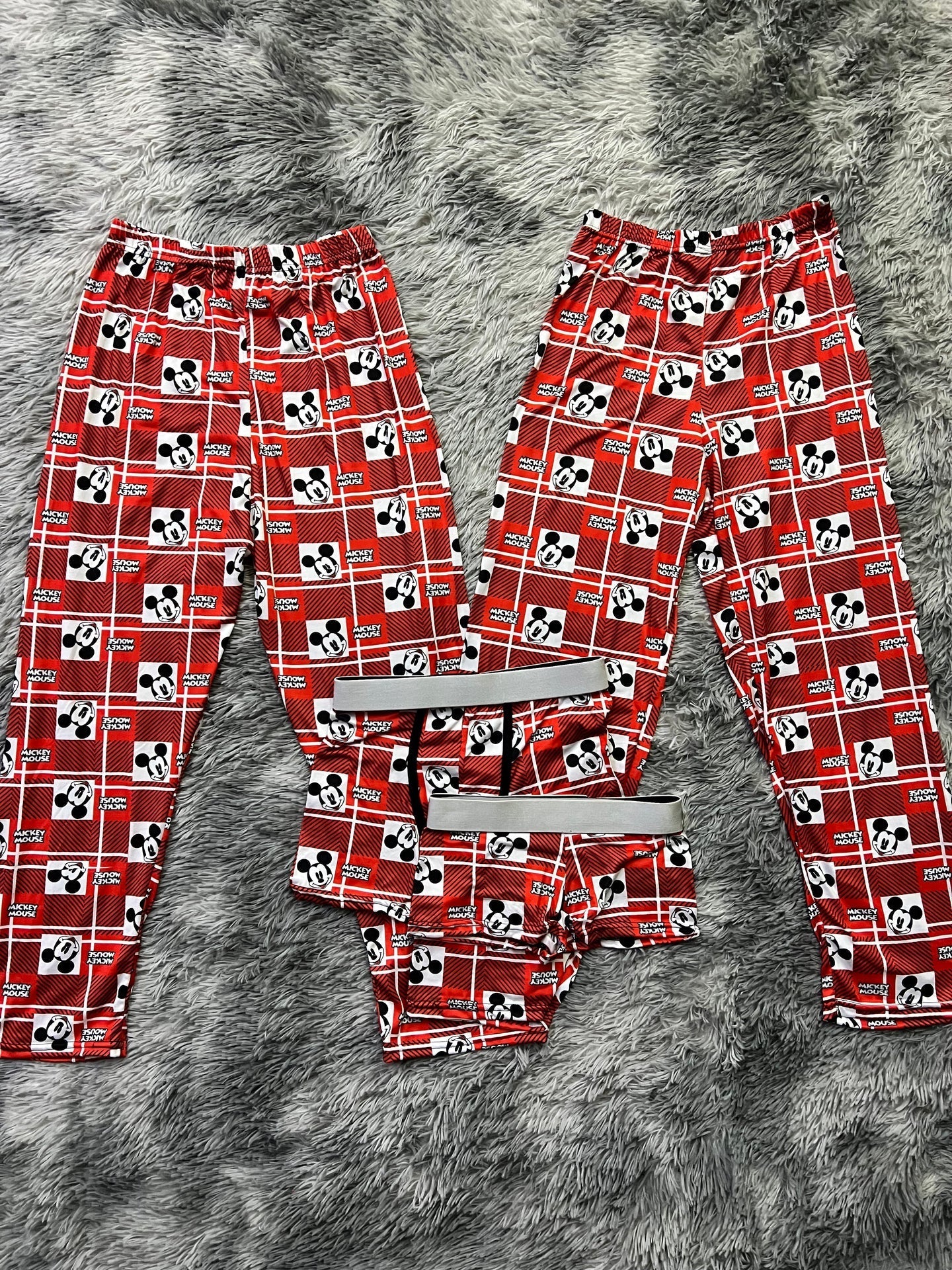 Mickey Mouse Squares Red 5 Piece PJ - Fundies