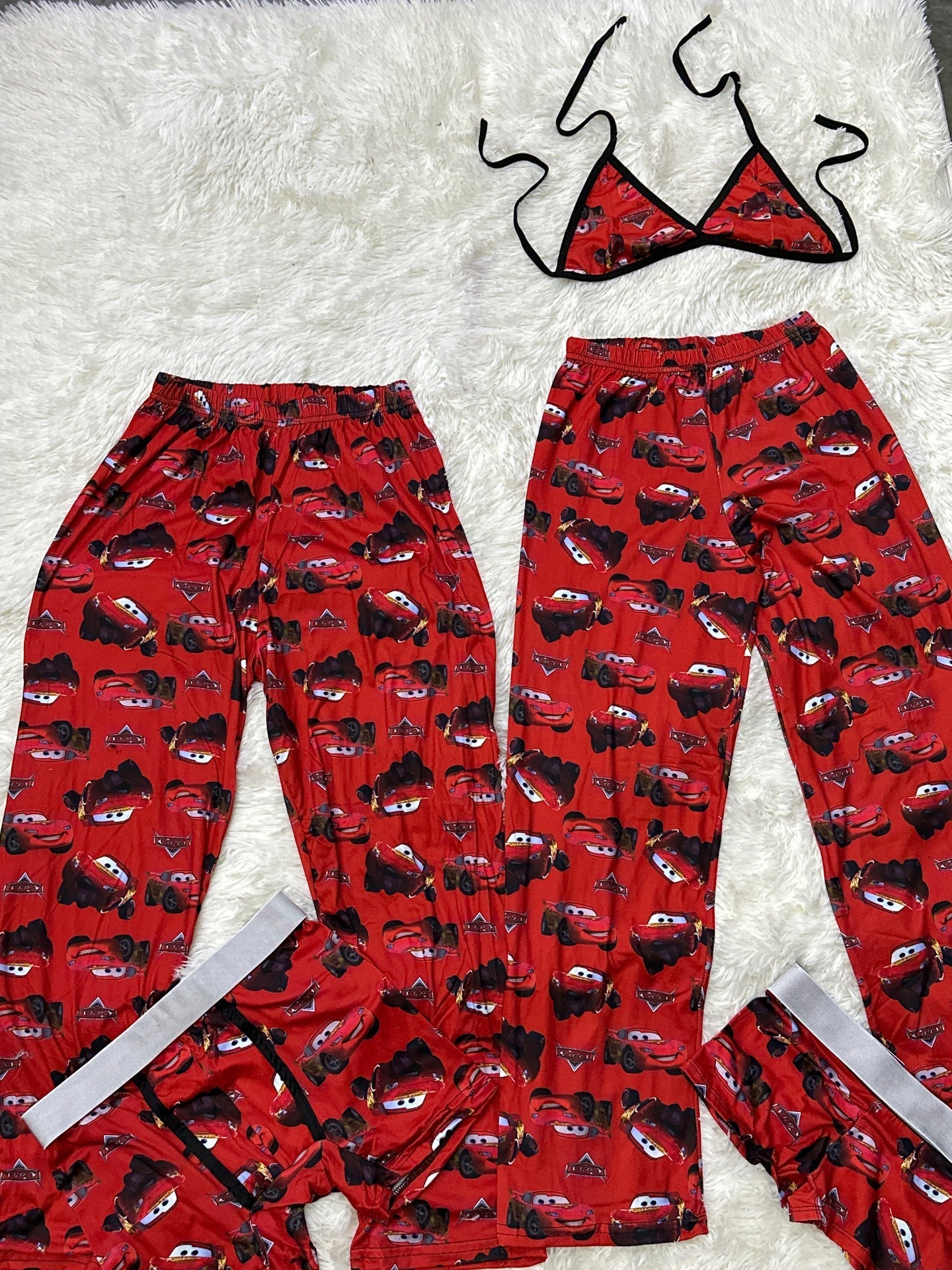 McQueen Background Red 5 Piece PJ - Fundies