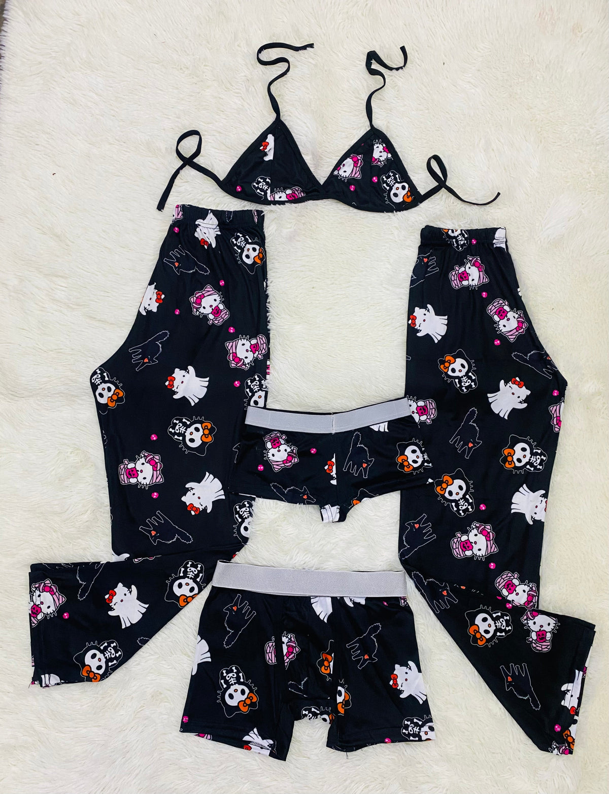 Kitty Spooky 5 Piece PJ Set