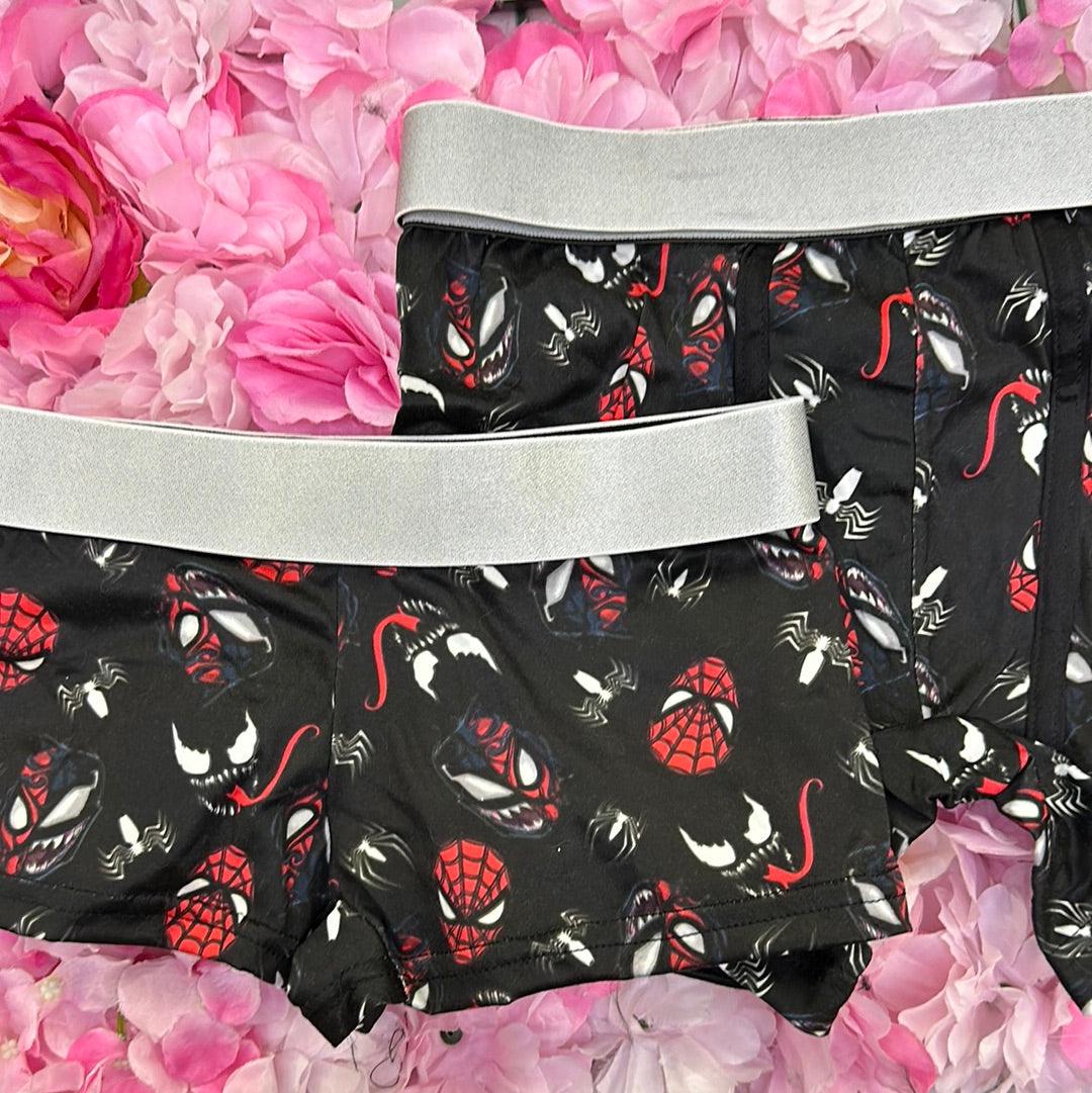 Venom and spider man matching couples boxer underwear - Fundies