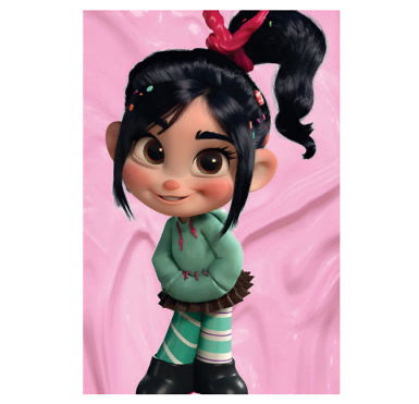 Vanellope Plush throw