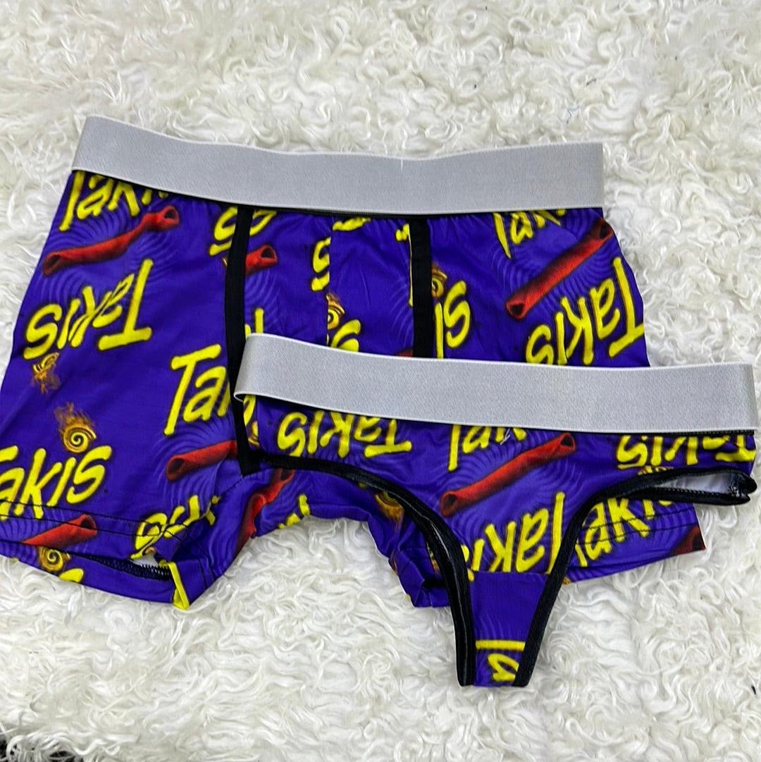 Takis couples matching underwear MIXED SIZES