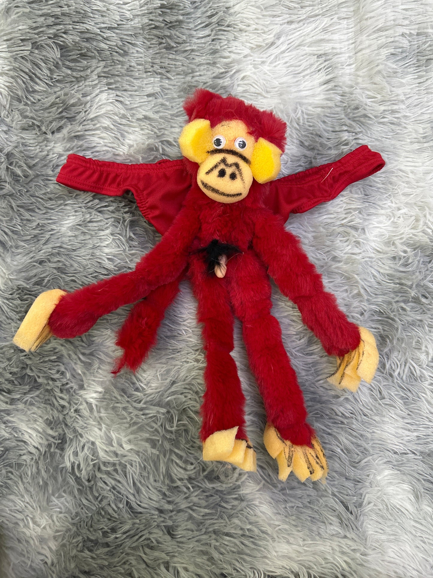 Red monkey Funny thong