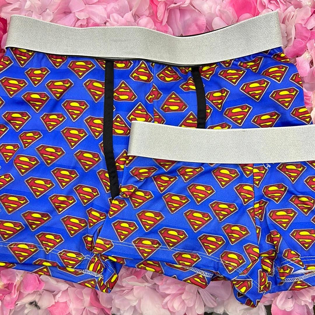 Superman classic couples matching underwear boxer and boxer MIXED SIZES