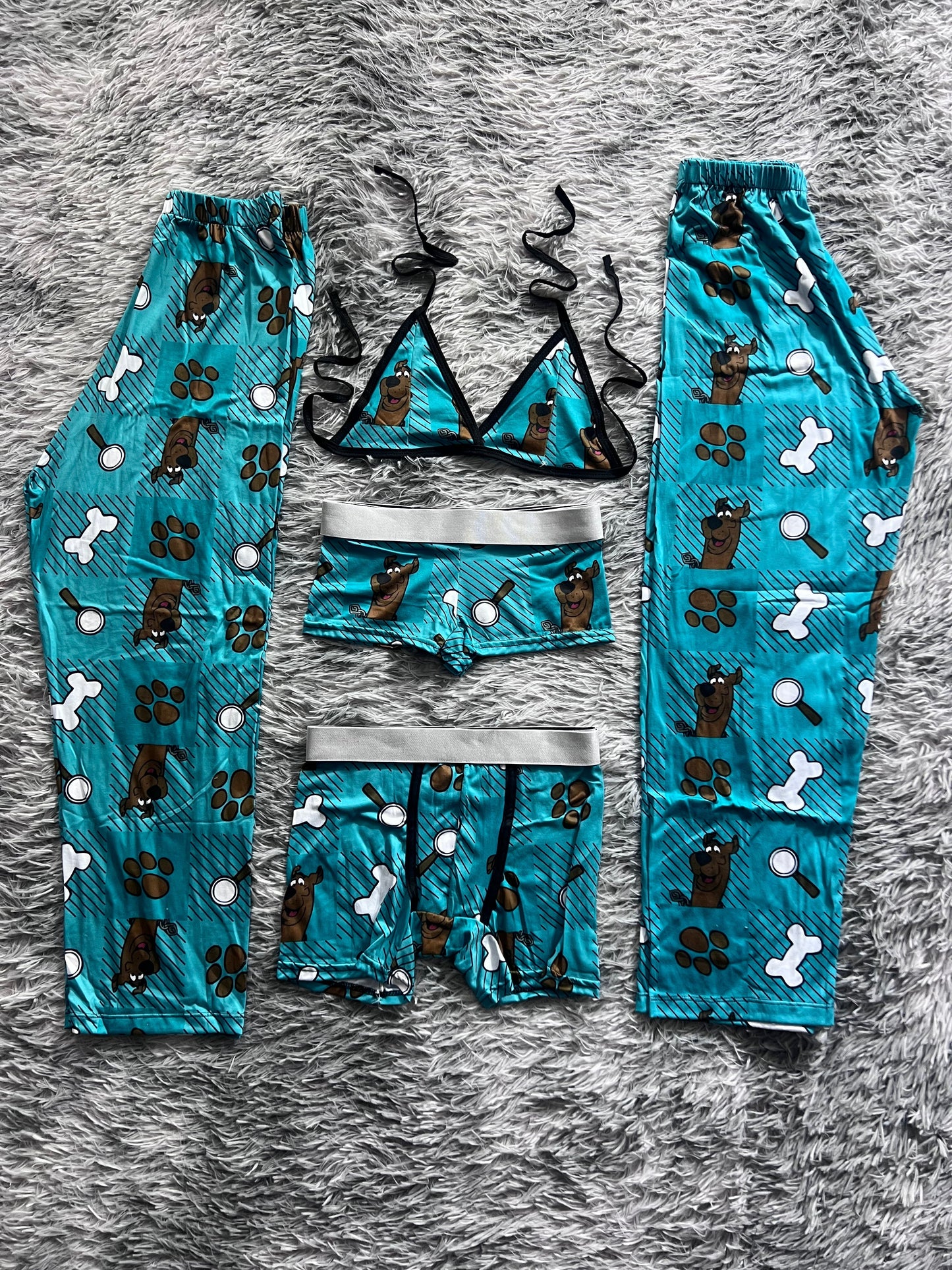 Scooby-Doo Plaid 5 Piece PJ - Fundies