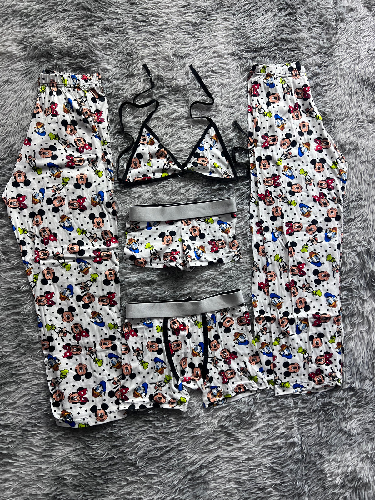 Mickey And Minnie Little Dots 5 Piece PJ