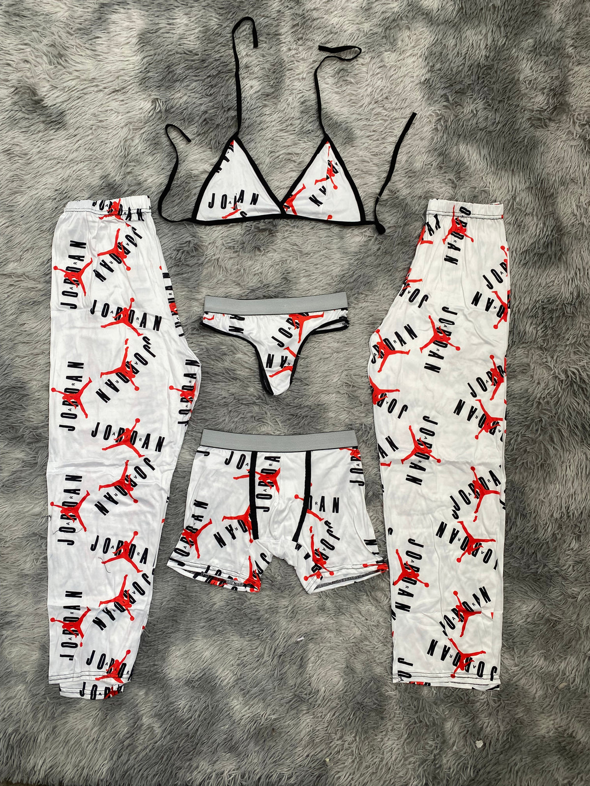 Jordan Background White 5 Piece PJ
