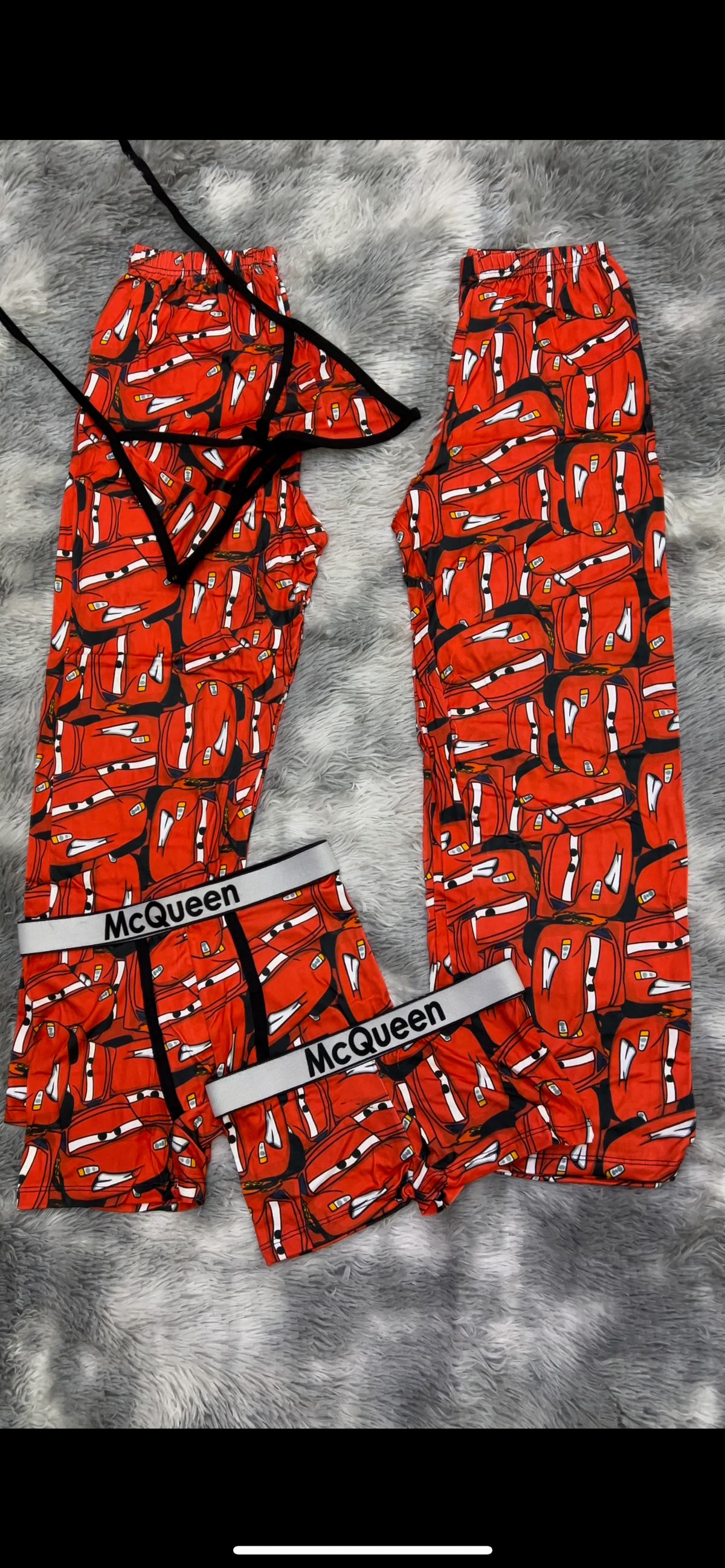 Cars Face 5 Piece PJ Set