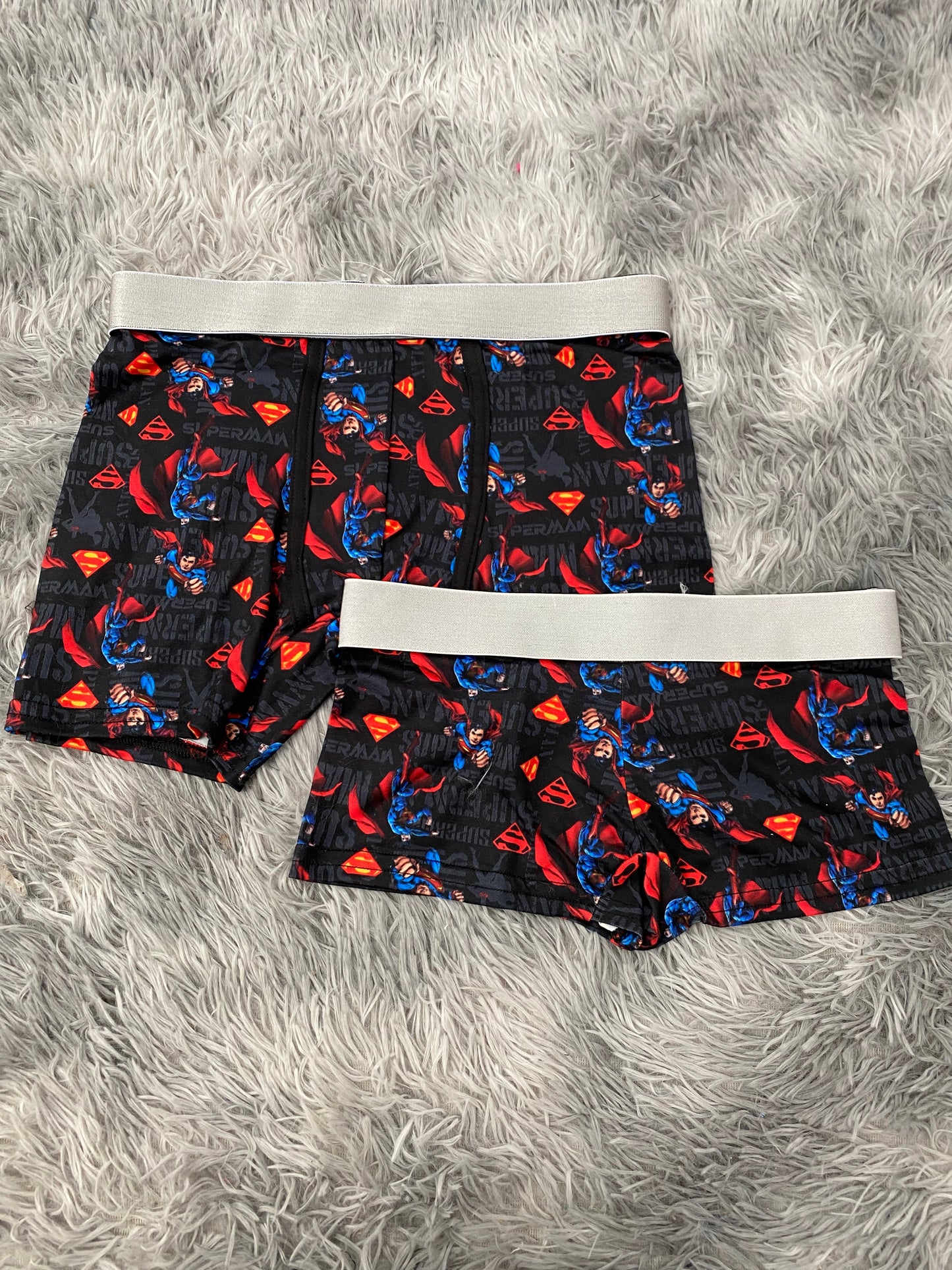 Superman Flying Matching Boxer & Boxer Set for Couples