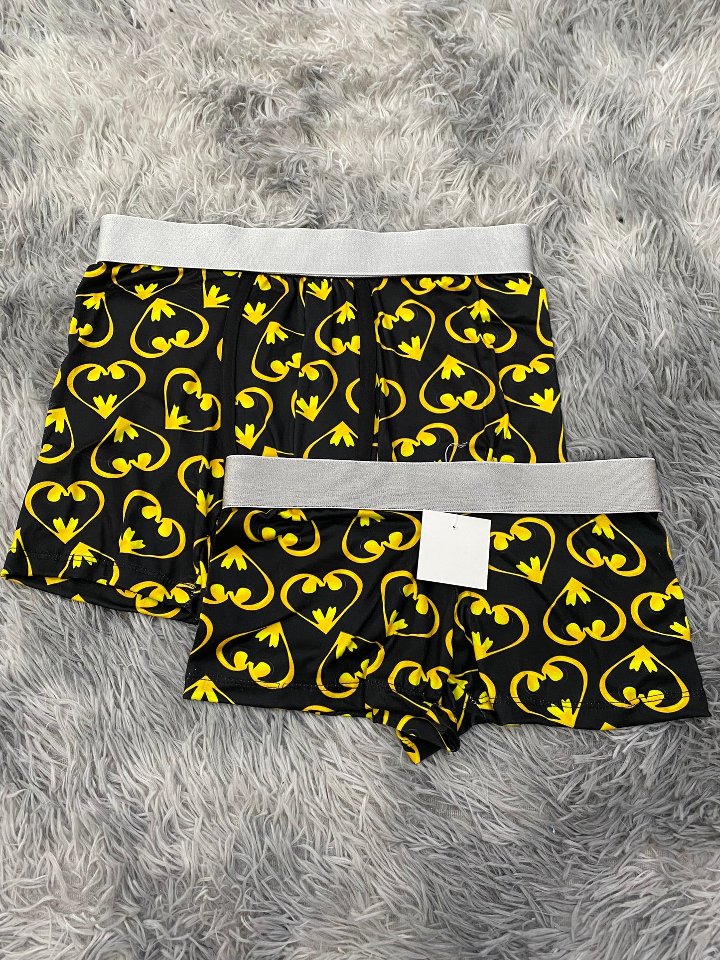 Batman Hearts Matching Boxer & Boxer Set for Couples