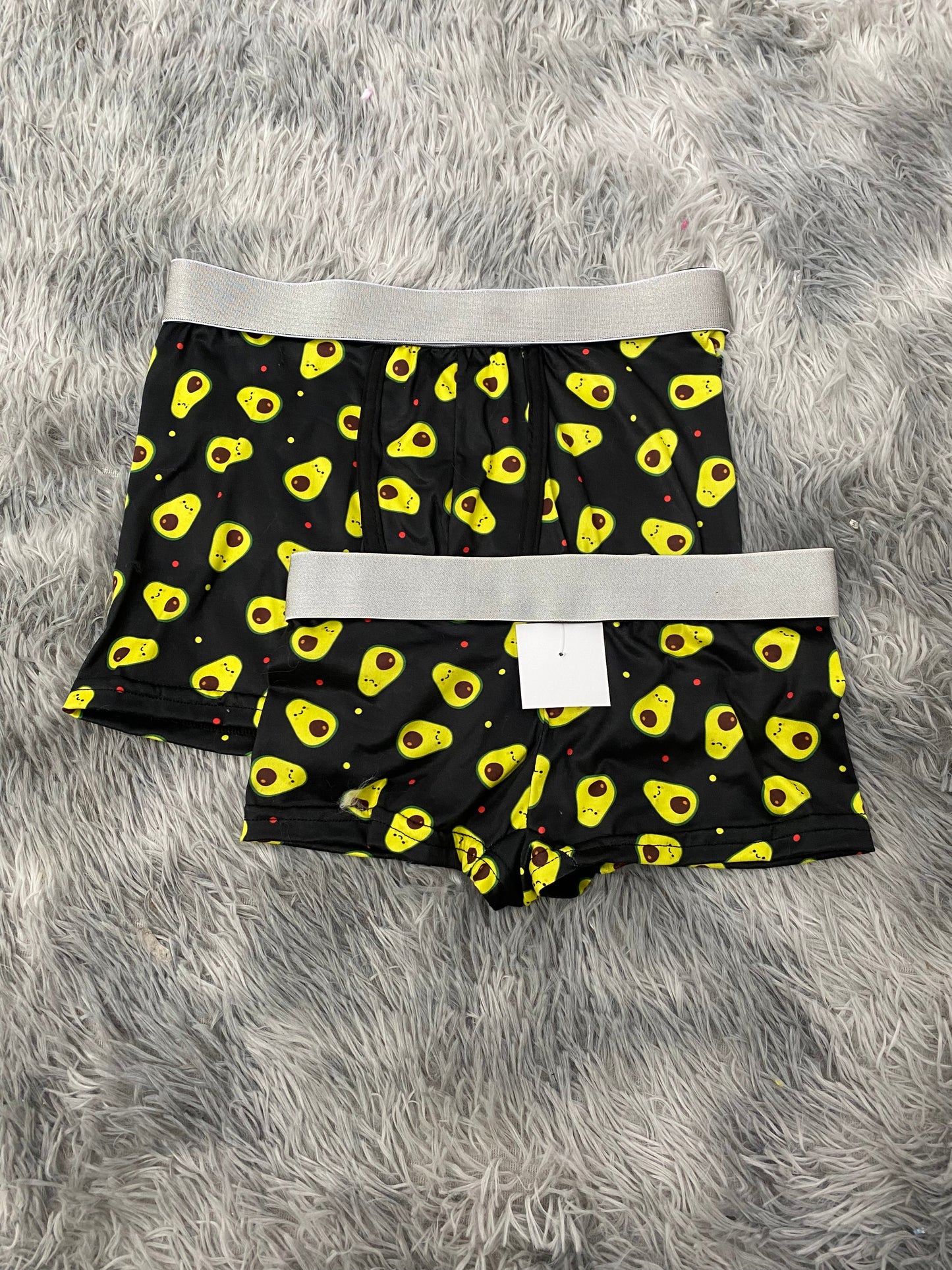 Little Avocados Black Matching Boxer & Boxer Set for Couples
