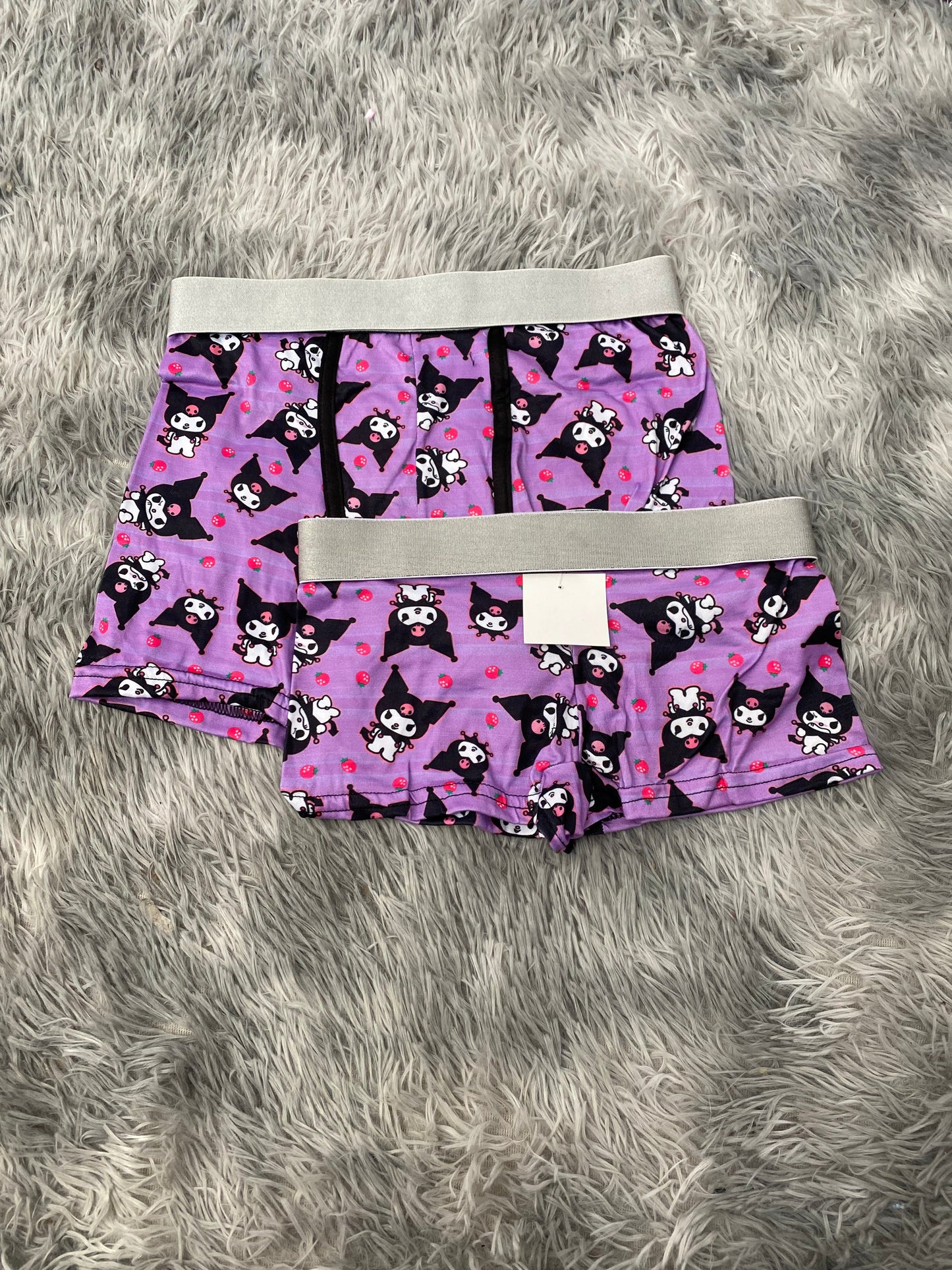 Angry Kuromi Purple Matching Boxer & Boxer Set for Couples