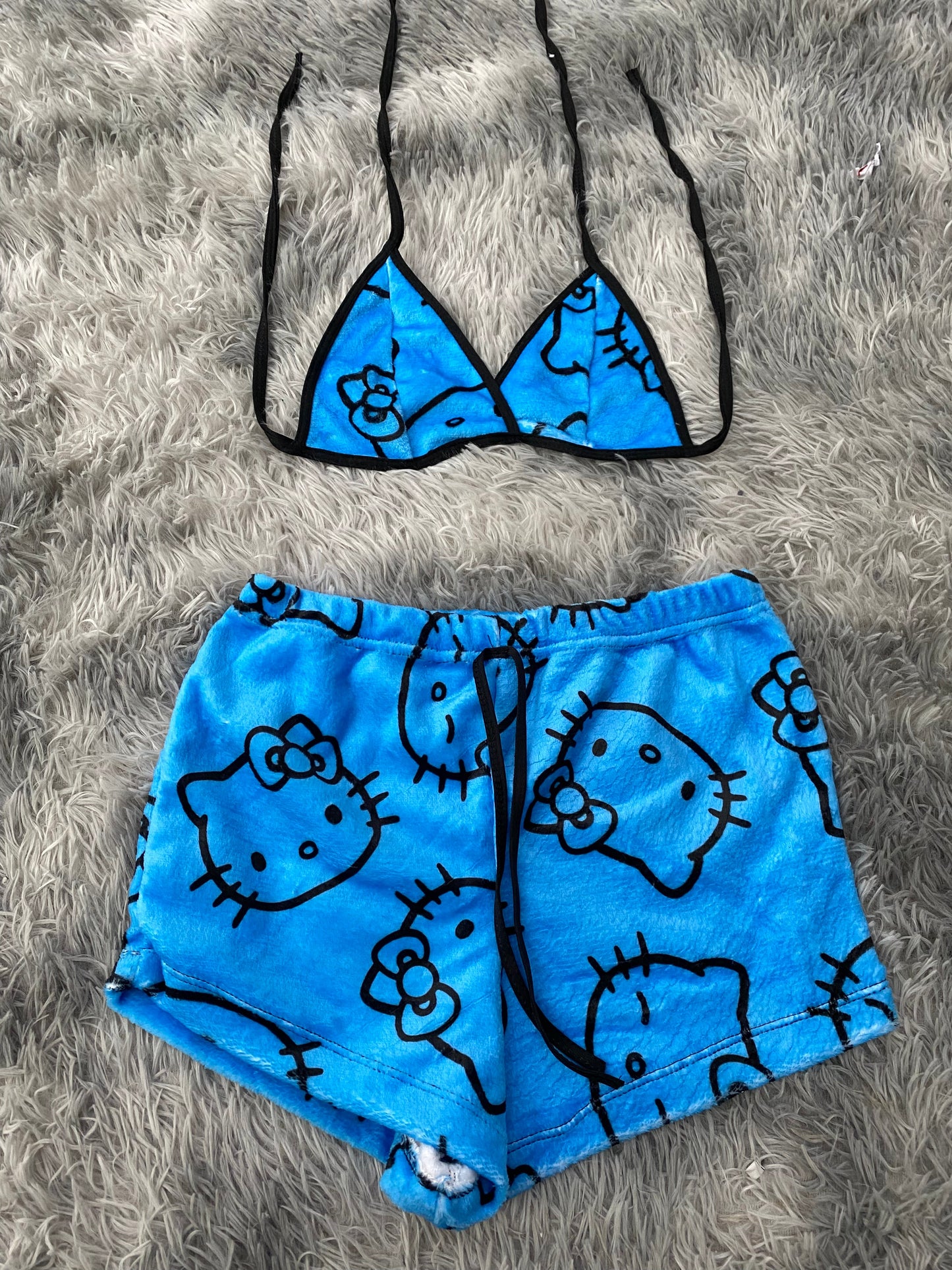 Hello Kitty Blue Top & Shorts Set