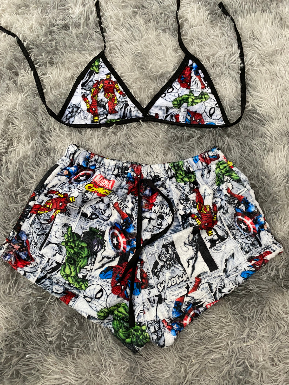 Marvel Comics Top And Short - Plush