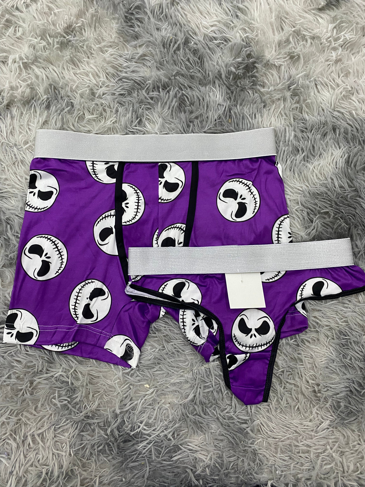 Jack Purple Background Duo With Thong