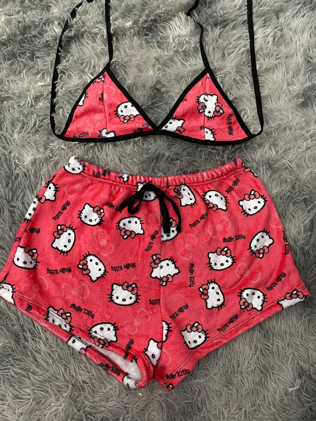 Hello Kitty Pink Strong Matching Top & Short